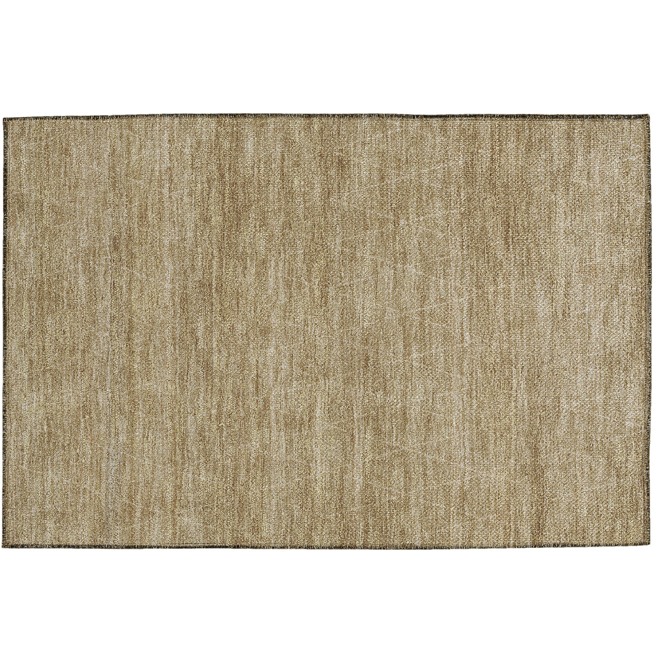 Luxury Washable Indoor/Outdoor Transitional BU3 Wheat Gold Rug 1'8" x 2'6" #shape_Rectangle
