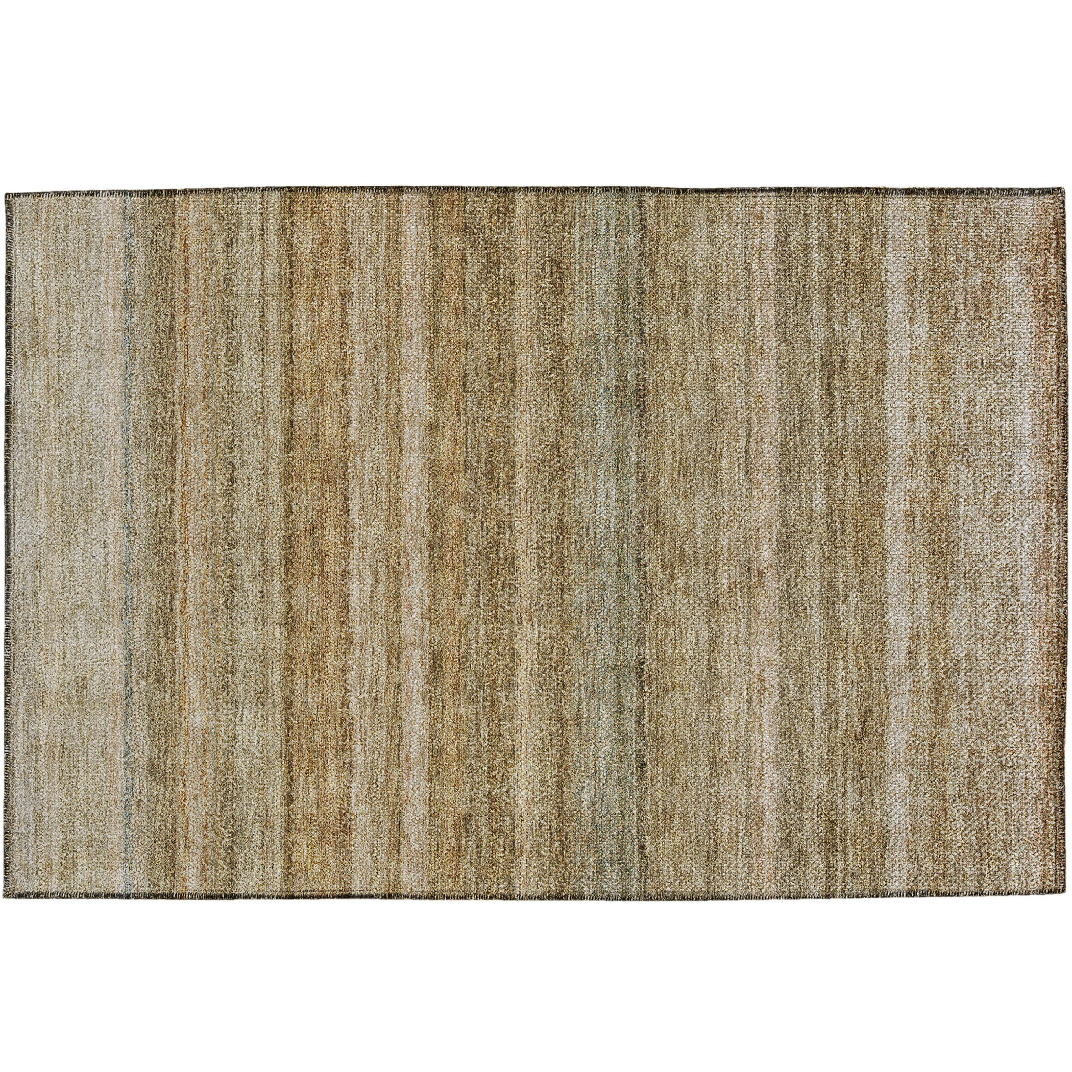 Luxury Washable Indoor/Outdoor Transitional BU5 Copper Orange Rug 1'8" x 2'6" #shape_Rectangle