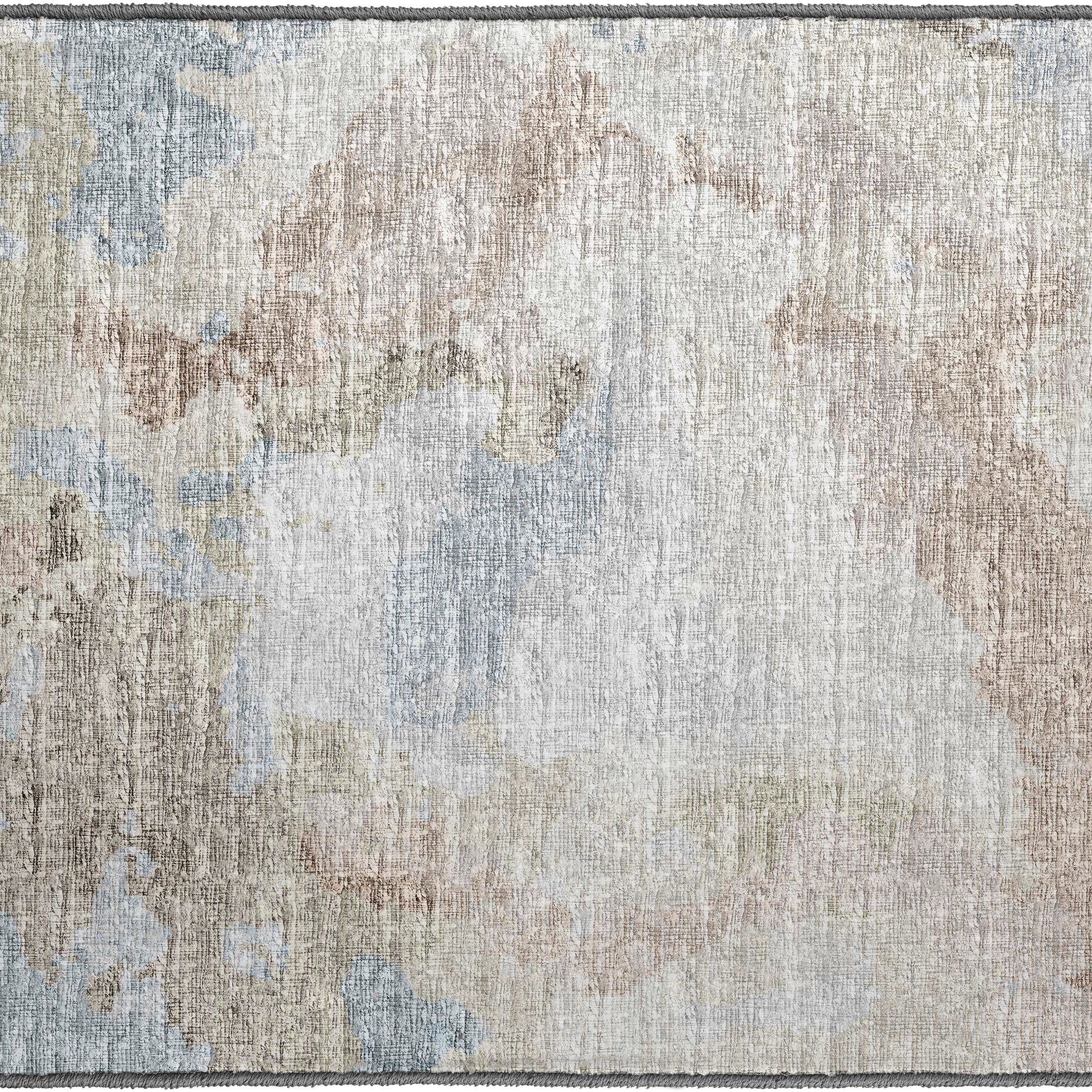 Luxury Machine Washable Indoor/Outdoor Transitional CM2 Seascape Multi Rug 1'8" x 2'6" #shape_Rectangle