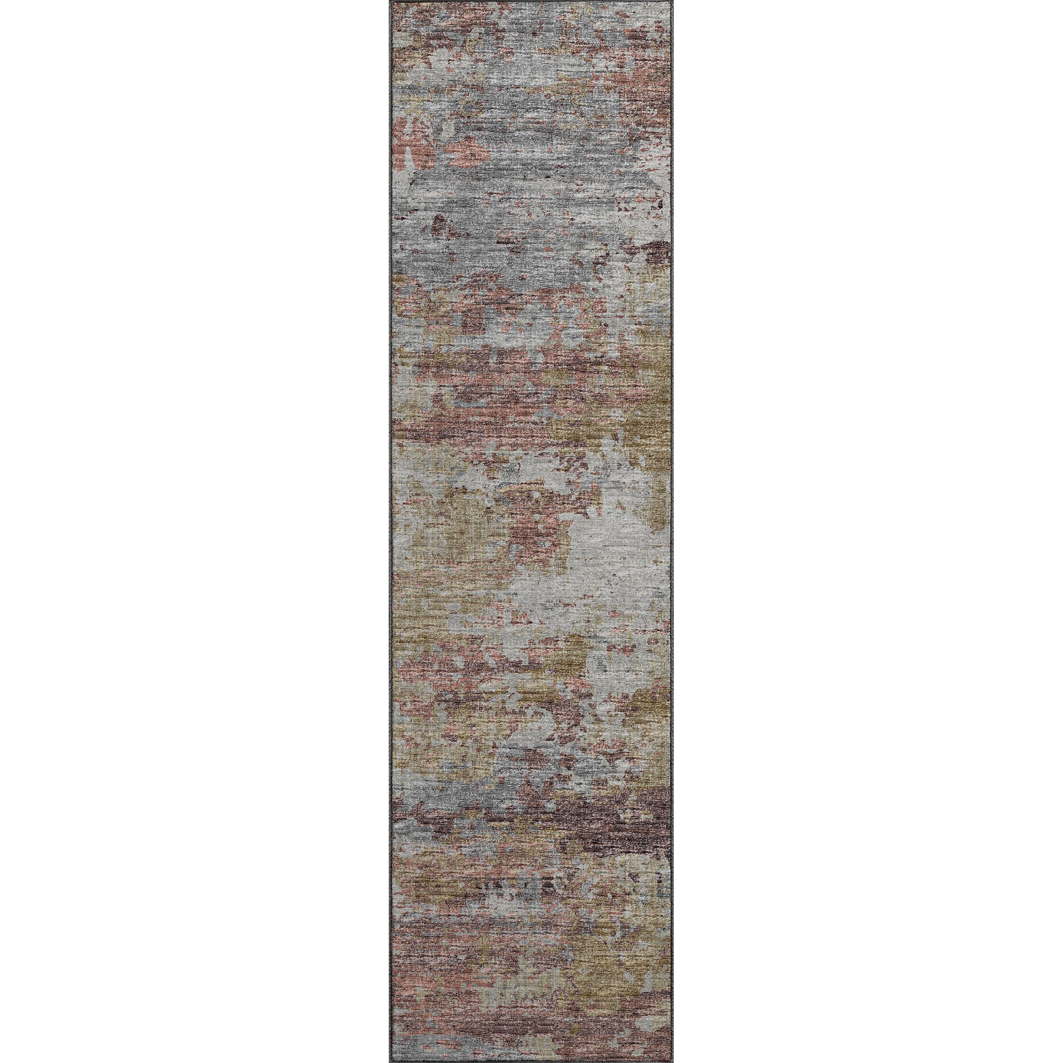 Luxury Machine Washable Indoor/Outdoor Transitional CM4 Primrose Multi Rug 2'3" x 7'6" #shape_Runner