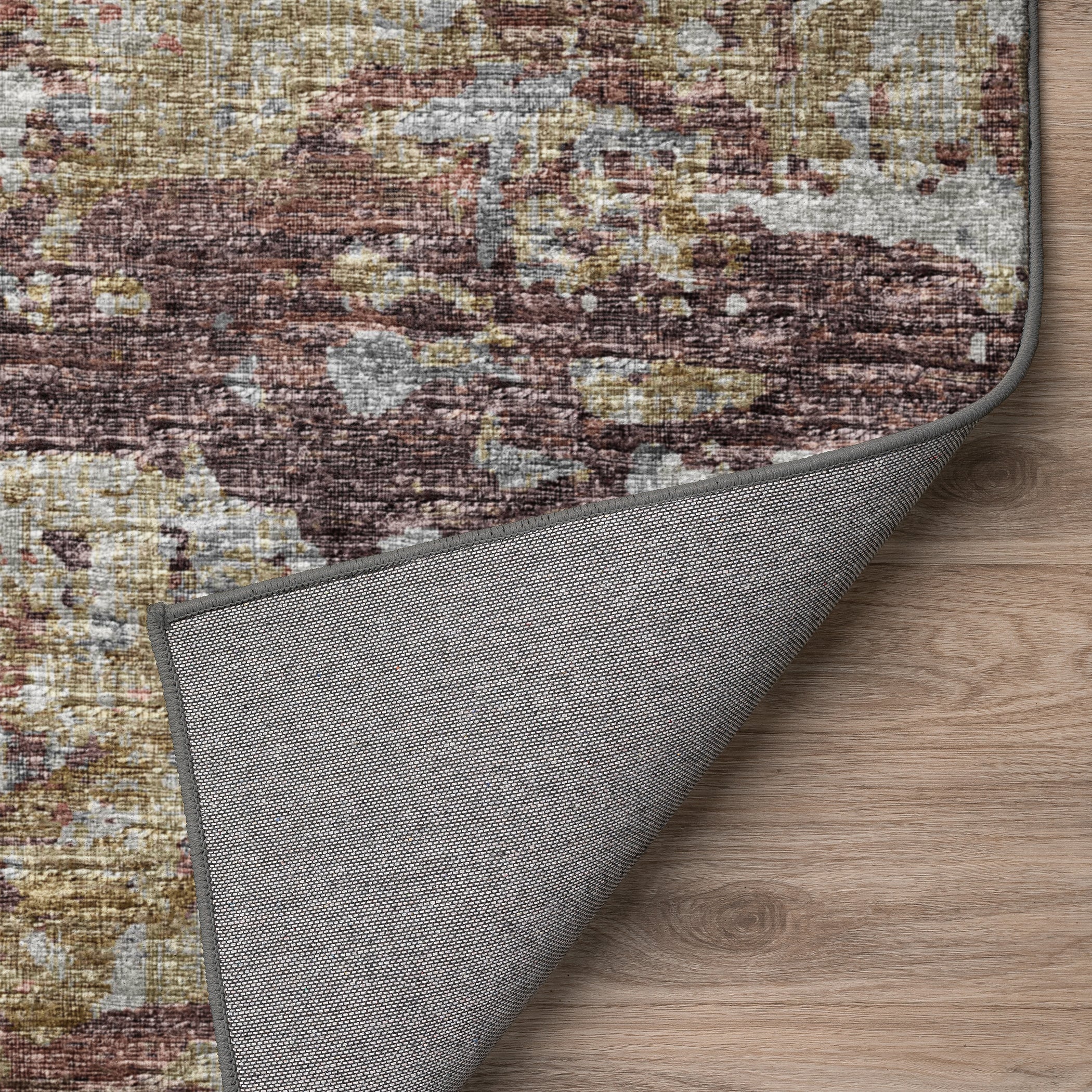 Luxury Machine Washable Indoor/Outdoor Transitional CM4 Primrose Multi Rug 1'8" x 2'6" #shape_Rectangle