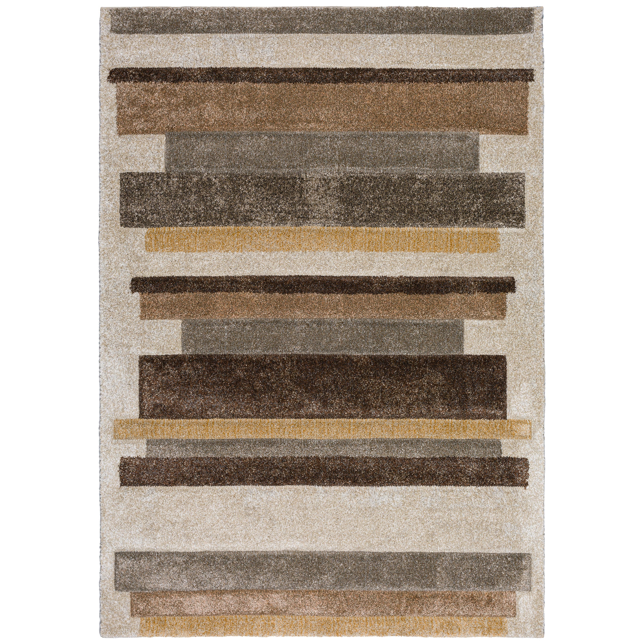 Transitional CO2 Flax Brown Rug 3'1" x 5' #shape_Rectangle