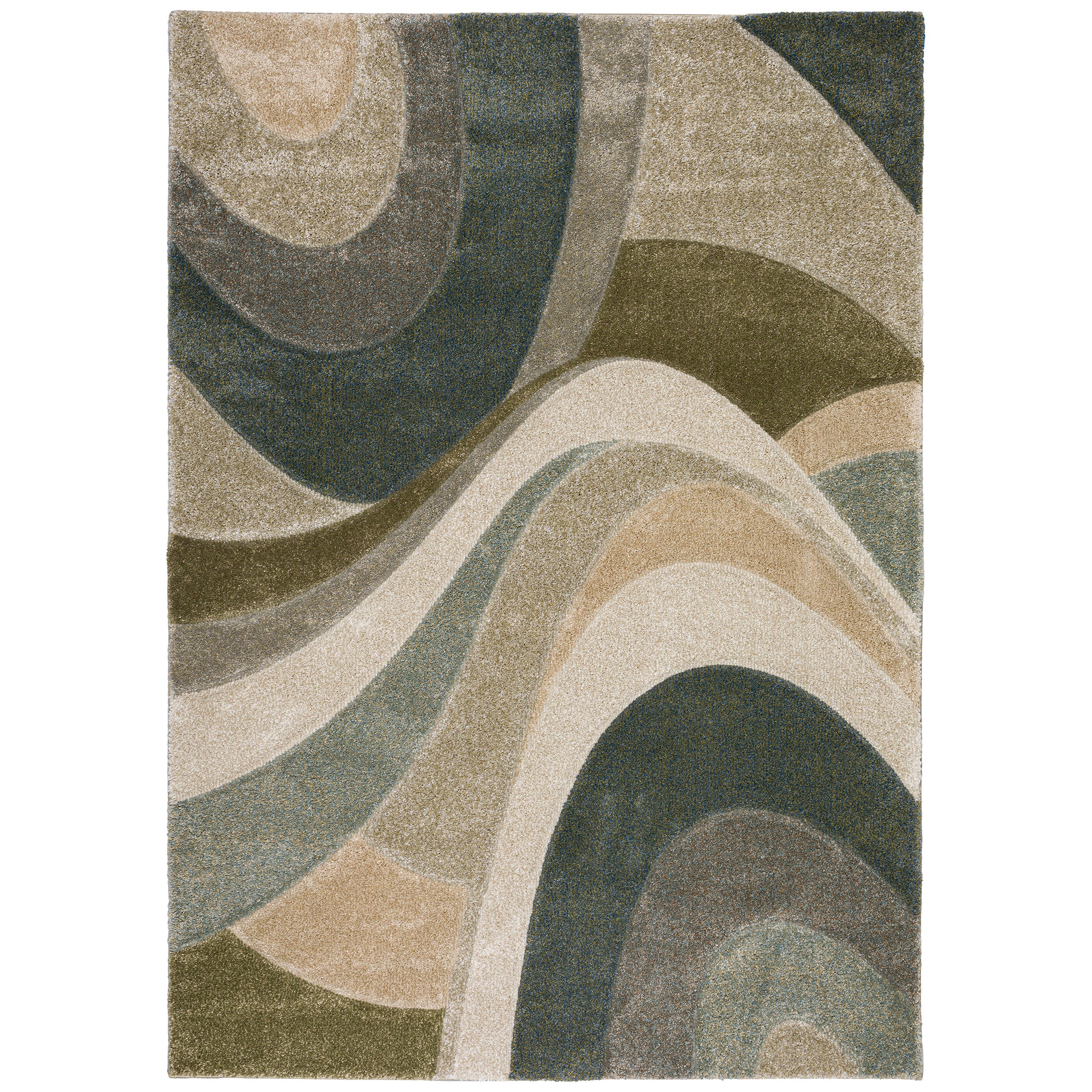 Transitional CO3 Fernway Green Rug 3'1" x 5' #shape_Rectangle