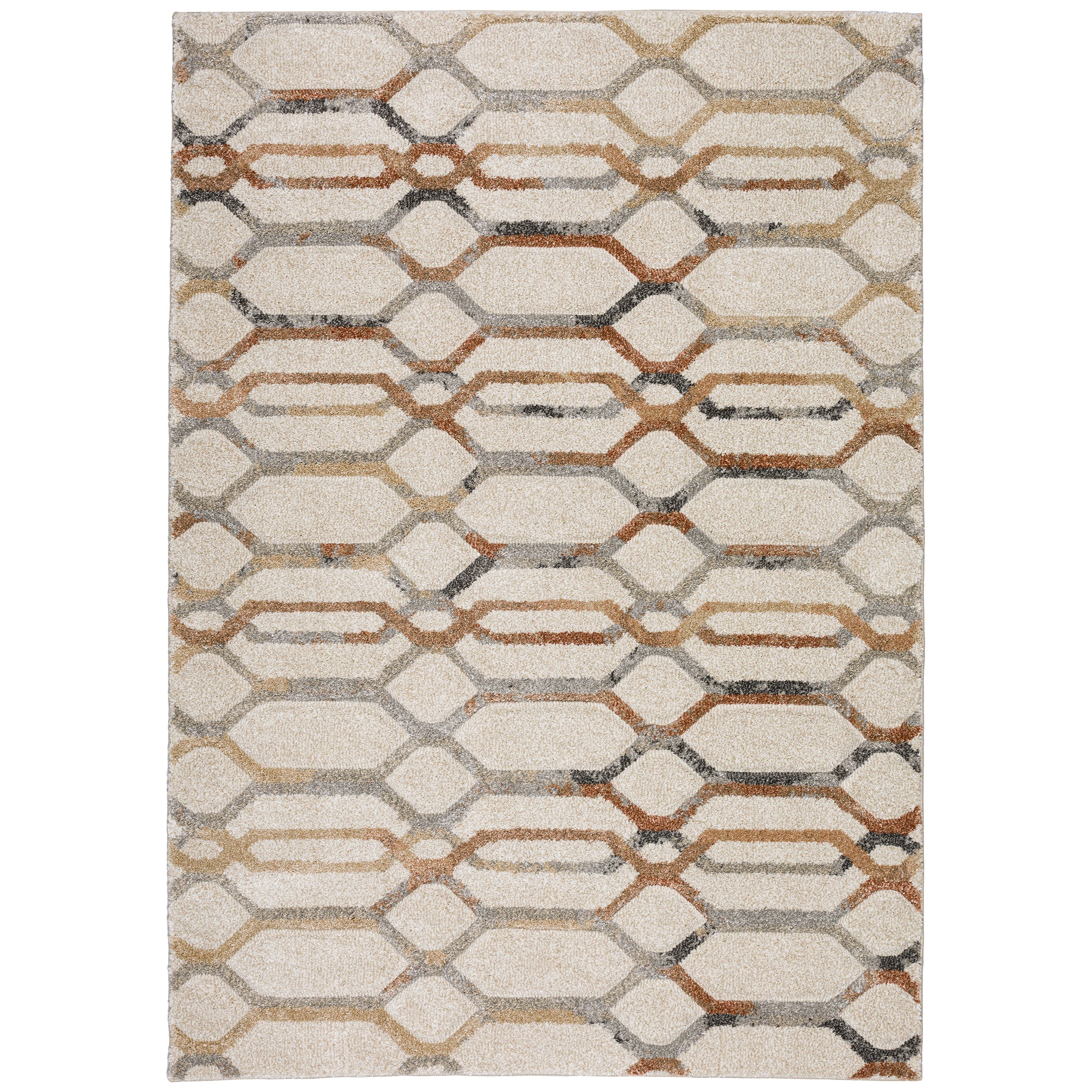 Transitional CO7 Linen Brown Rug 3'1" x 5' #shape_Rectangle