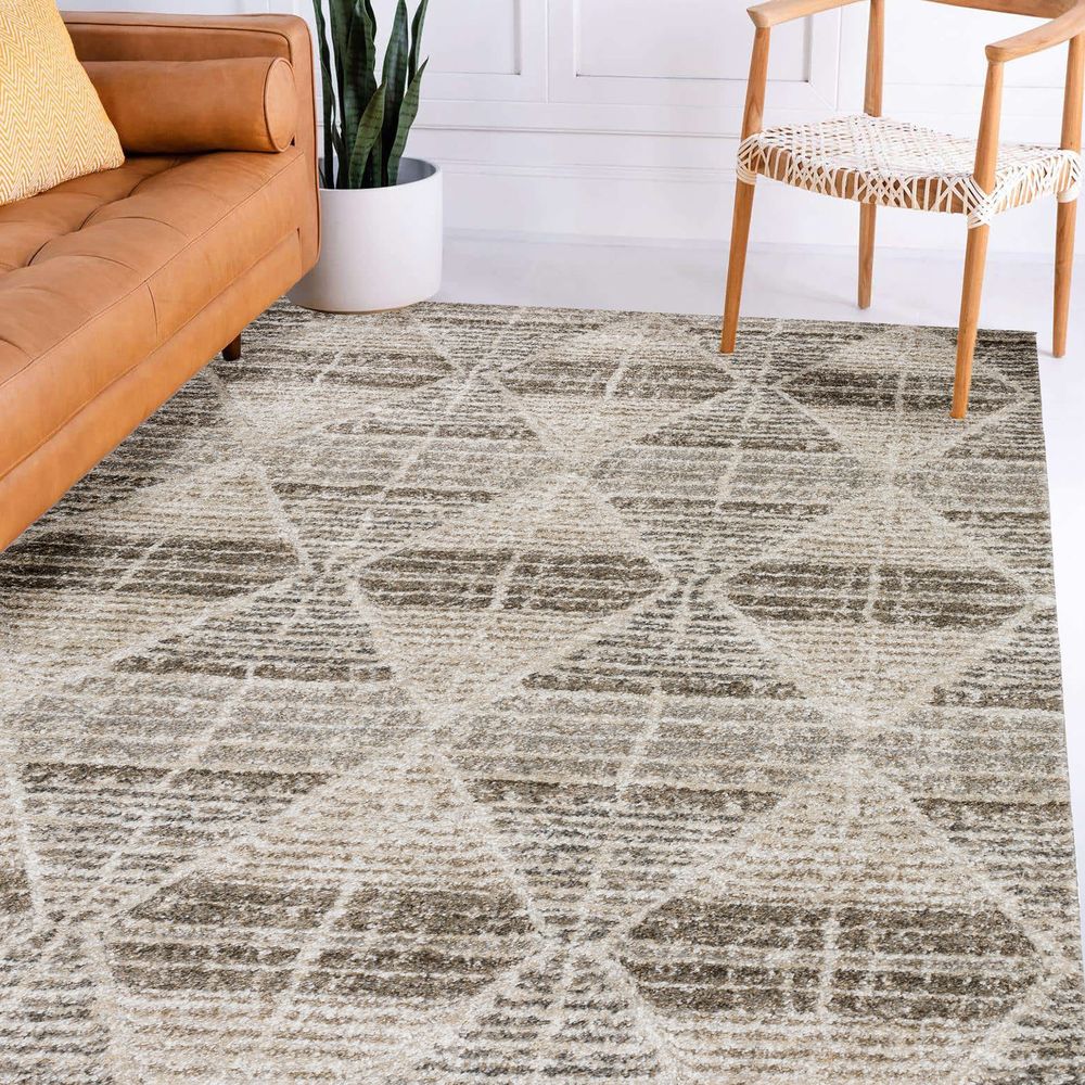 Carmona CO8 Driftwood Brown Area Rug #color_driftwood brown