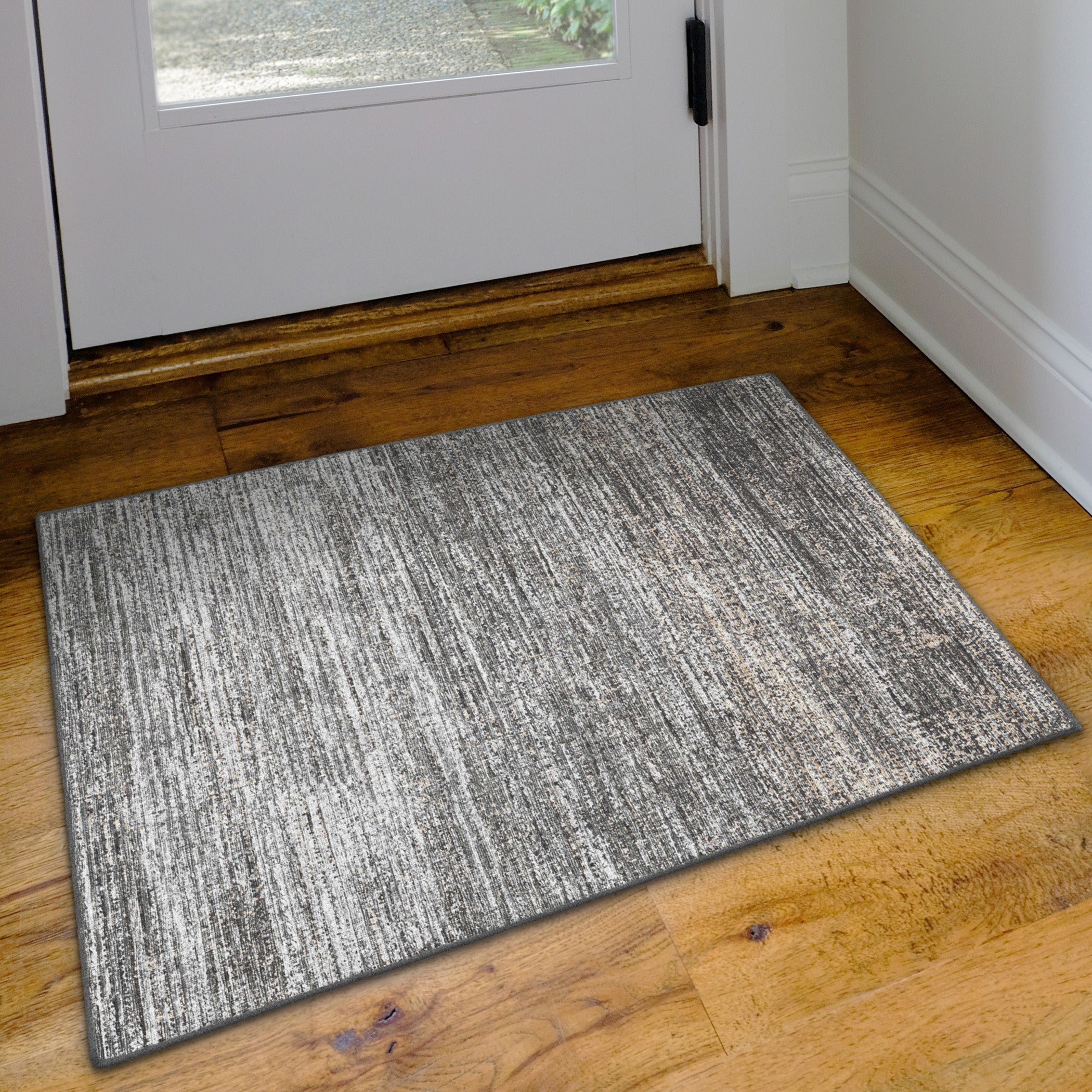Indoor/Outdoor Transitional CR1 Graphite Gray Rug 2' x 3' #shape_Rectangle