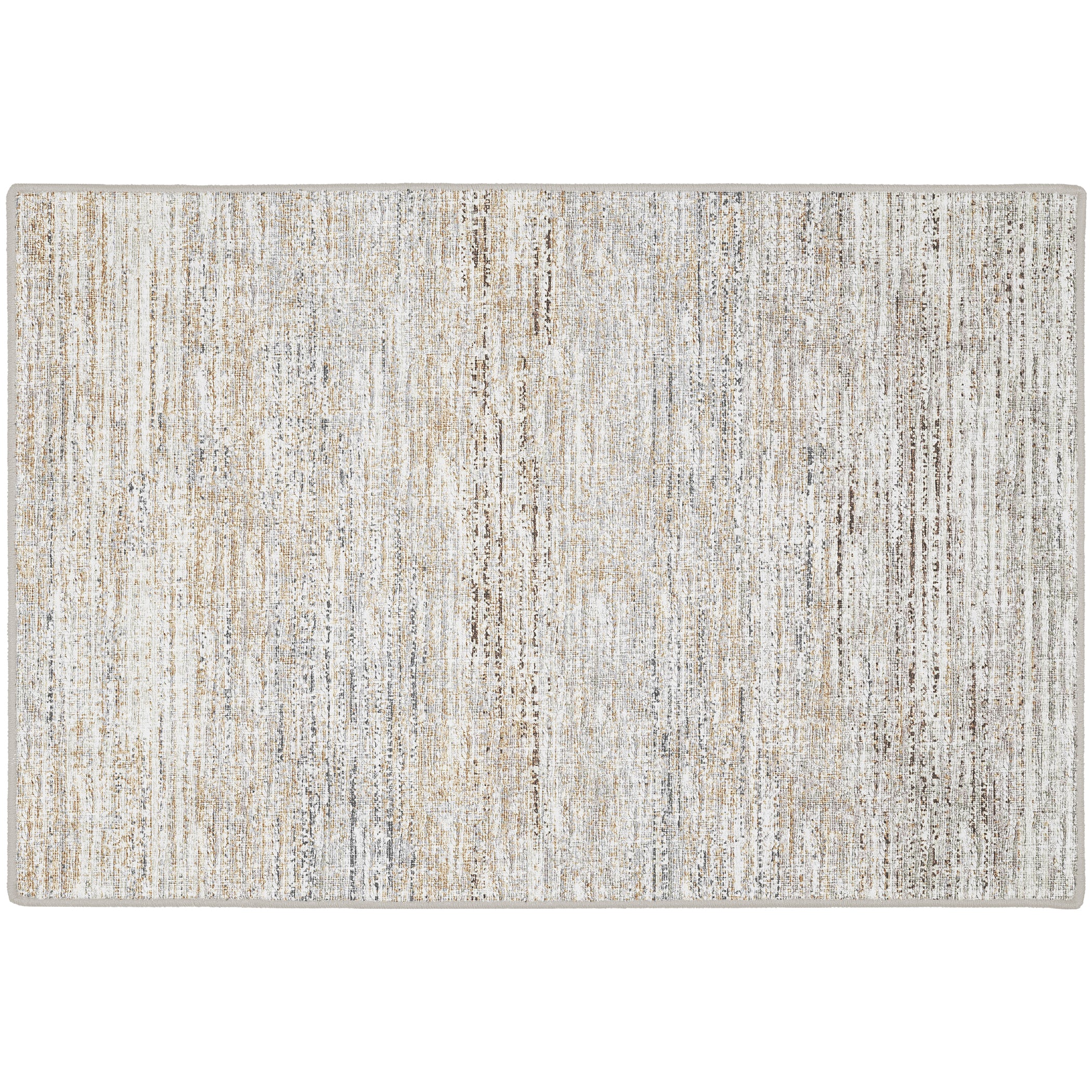 Indoor/Outdoor Transitional CR1 Linen Ivory Rug 2' x 3' #shape_Rectangle