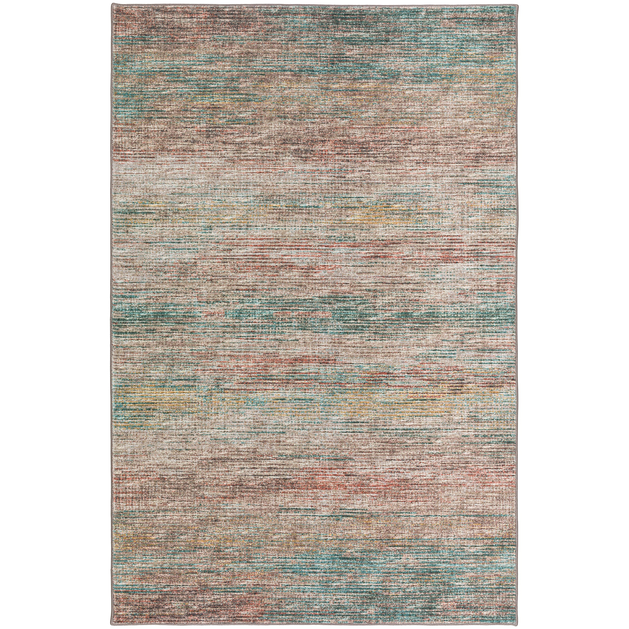 Indoor/Outdoor Transitional CR1 Mocha Brown Rug 3' x 5' #shape_Rectangle