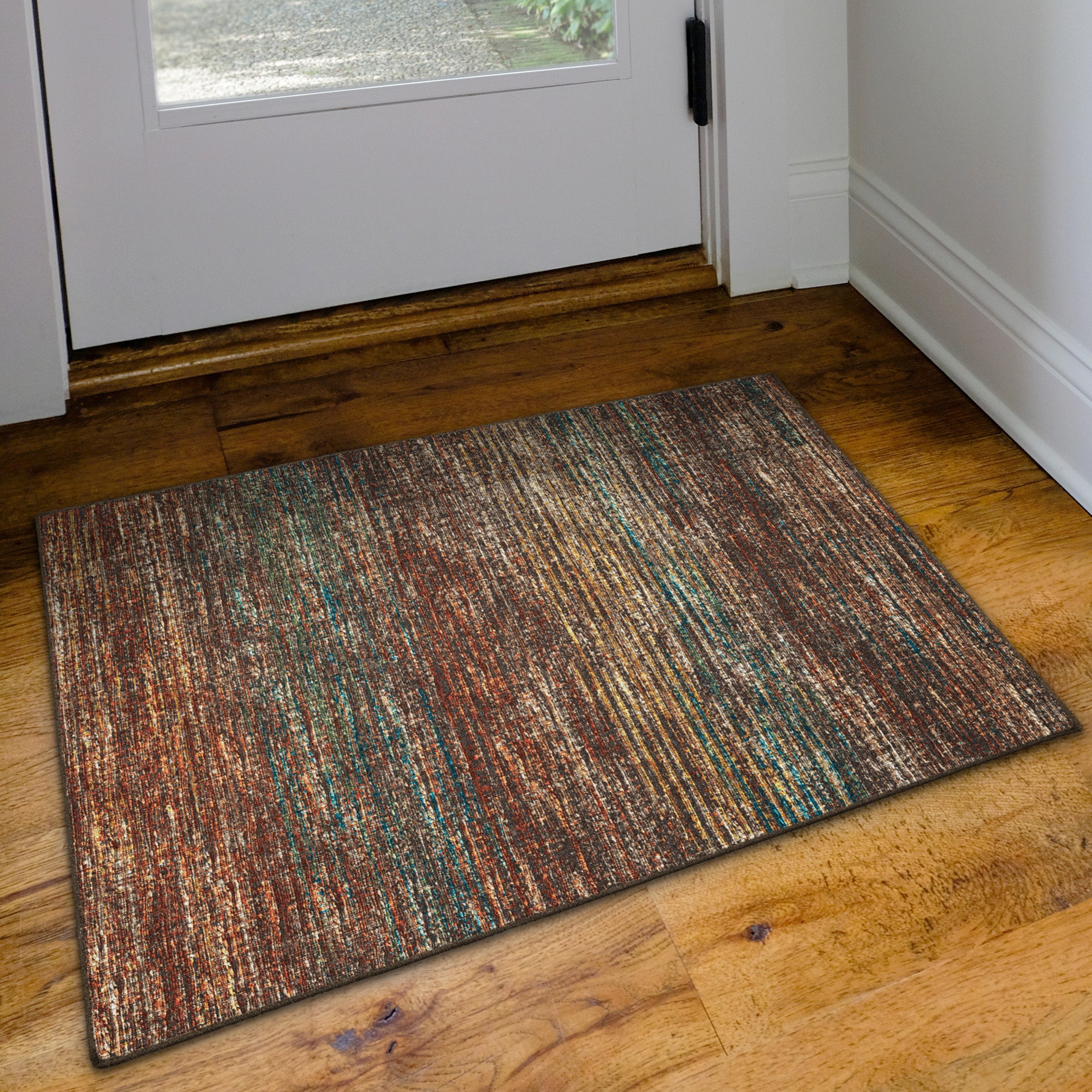 Indoor/Outdoor Transitional CR1 Paprika Orange Rug 2' x 3' #shape_Rectangle