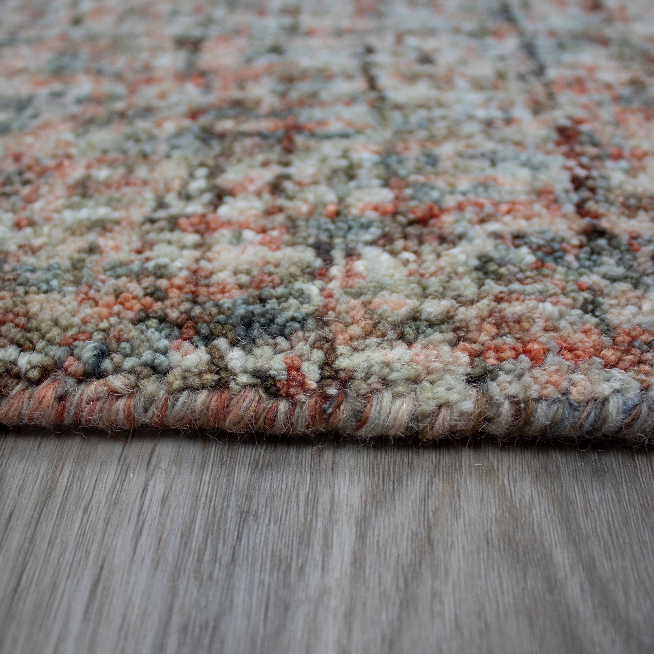 Casual CS5 Kaleidoscope Multi Wool Rug 2' x 3' #shape_Rectangle