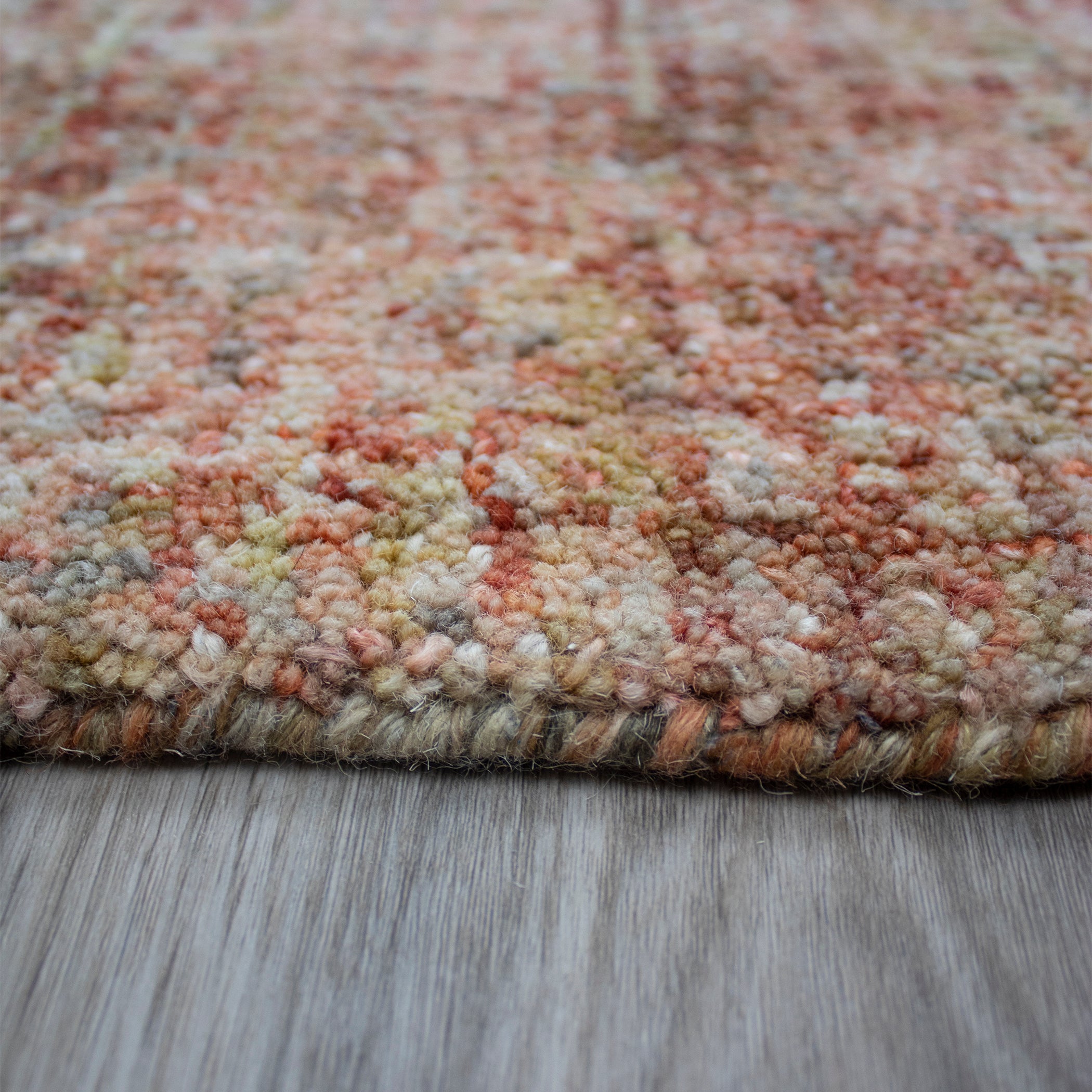 Casual CS5 Sunset Red Wool Rug 2' x 3' #shape_Rectangle