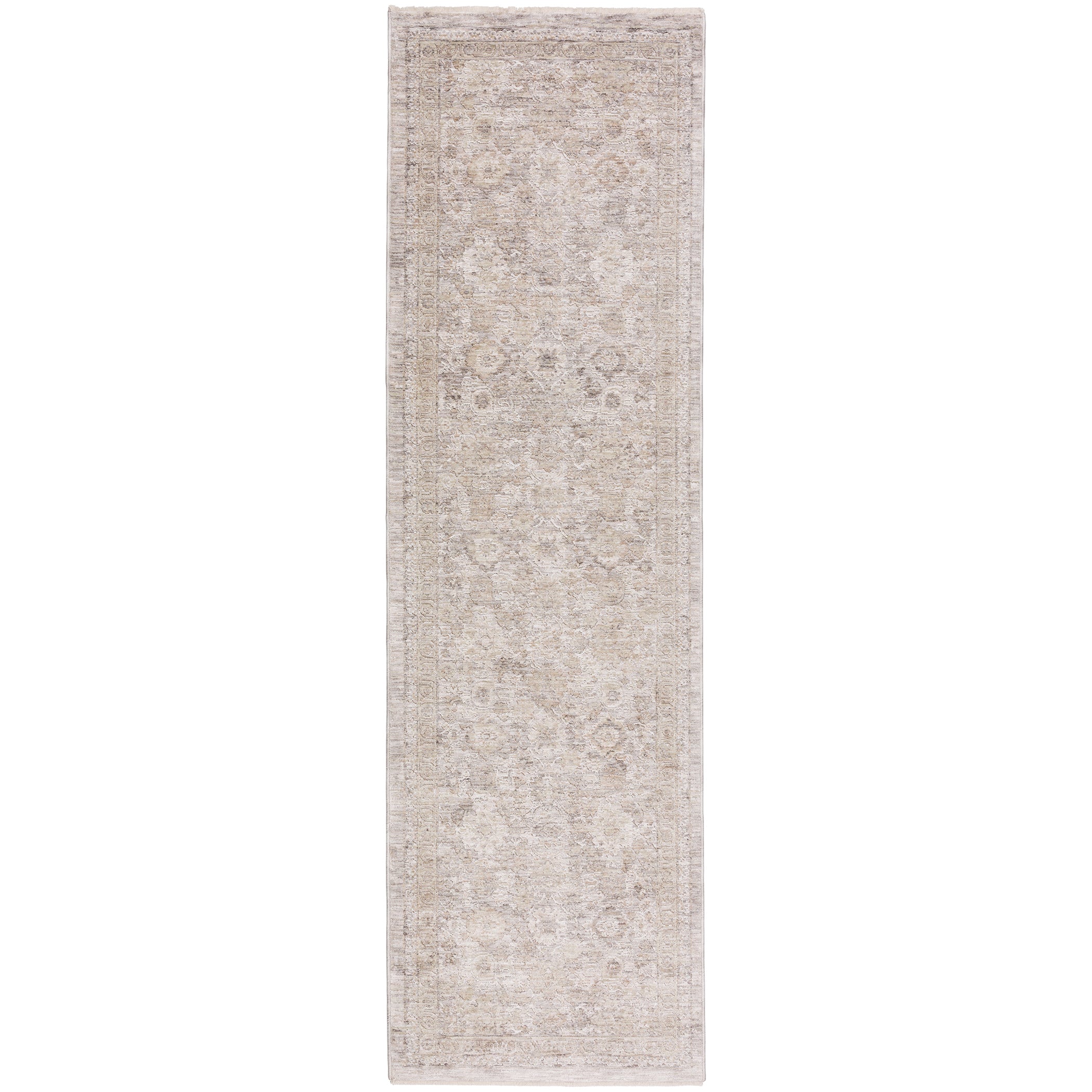Traditional CY10 Gray Rug 2'3" x 7'10" #shape_Runner