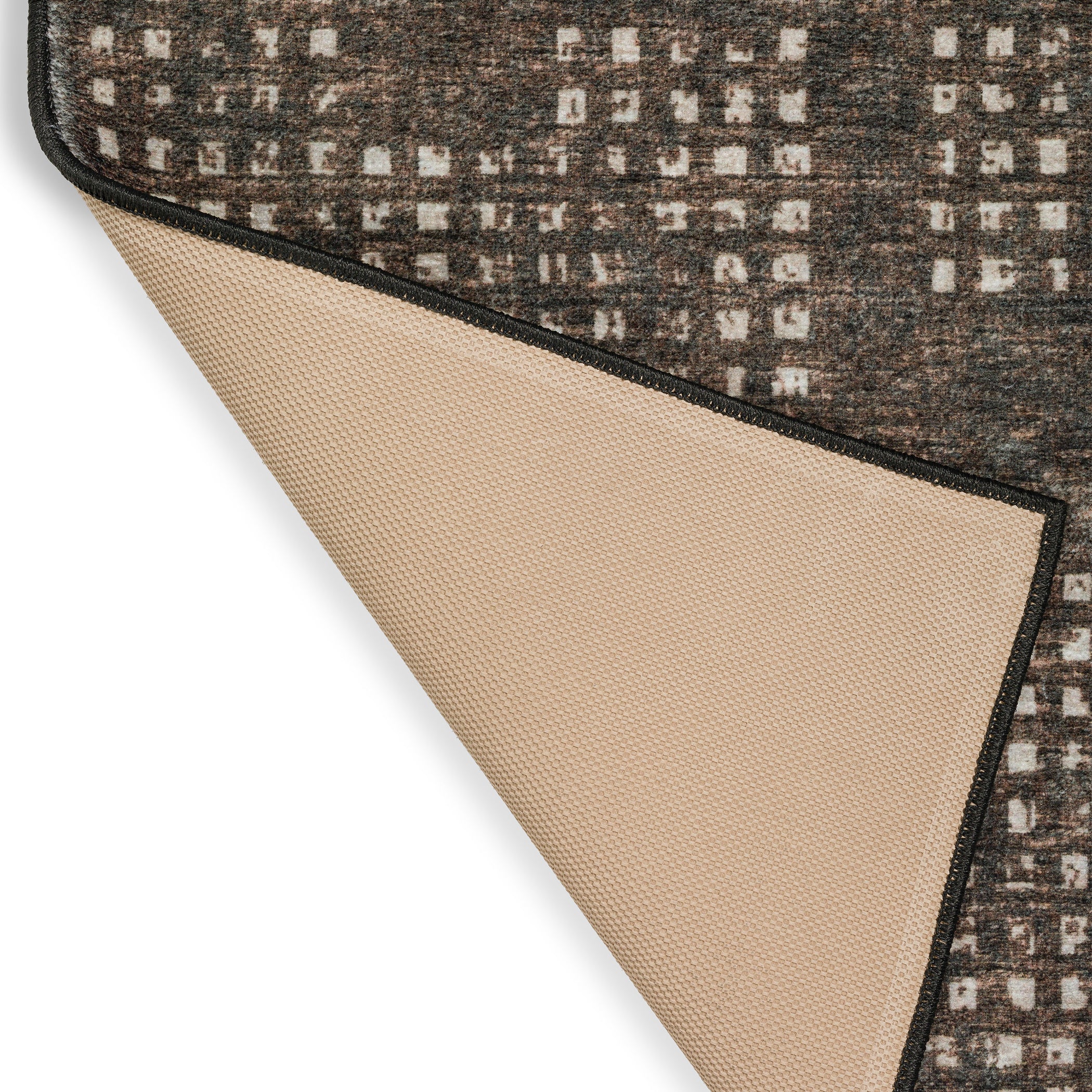 Indoor/Outdoor Transitional DA1 Chocolate Brown Rug 2' x 3' #shape_Rectangle