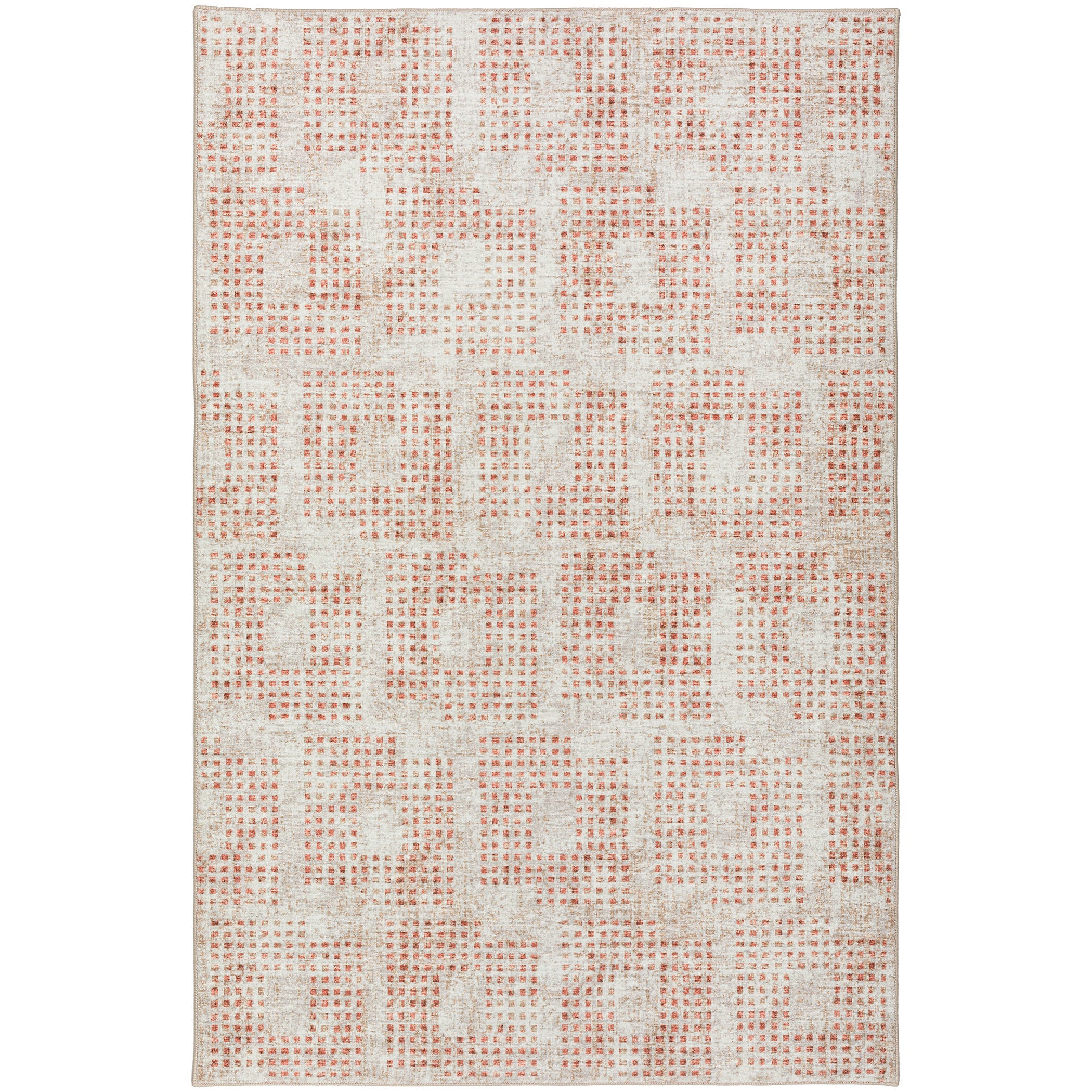 Indoor/Outdoor Transitional DA1 Linen Ivory Rug 3' x 5' #shape_Rectangle