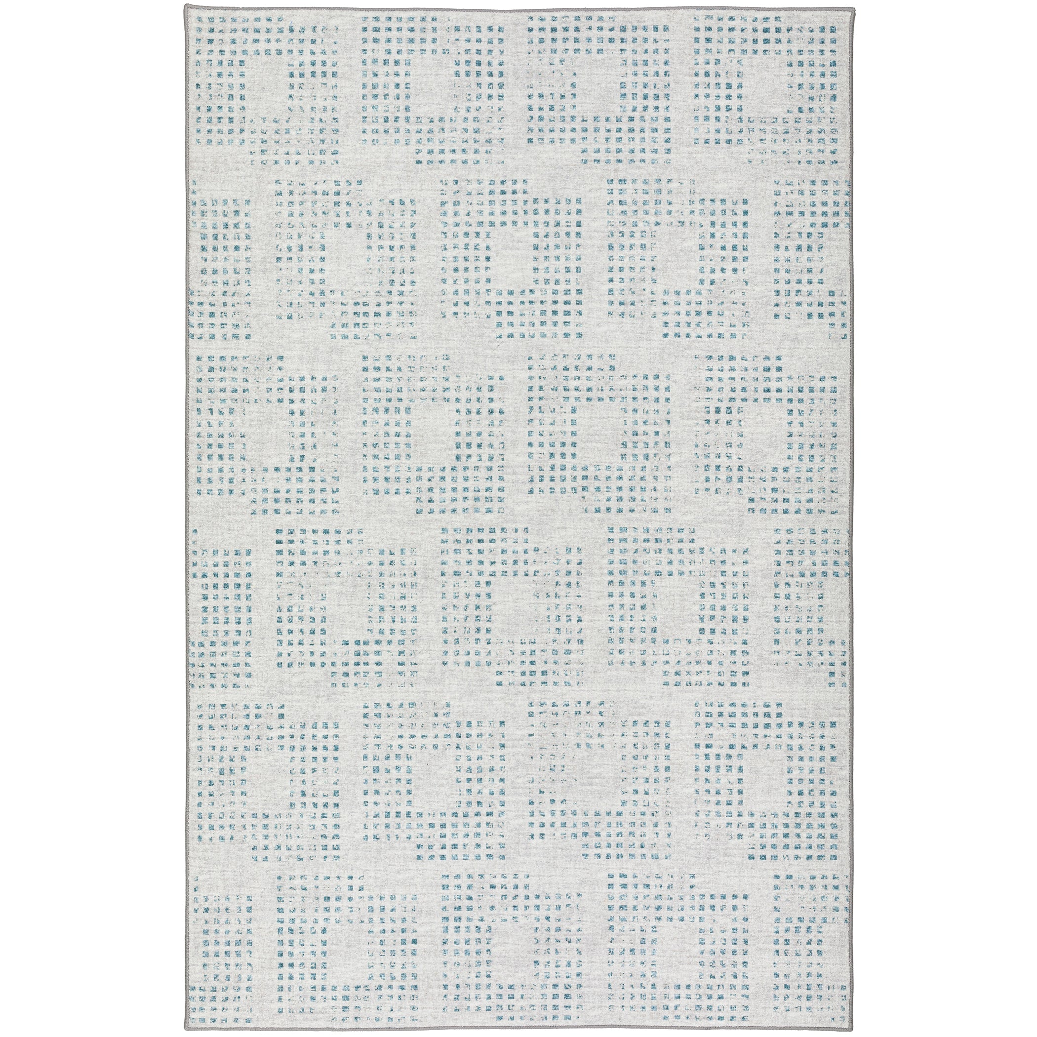 Indoor/Outdoor Transitional DA1 Tin Gray Rug 3' x 5' #shape_Rectangle
