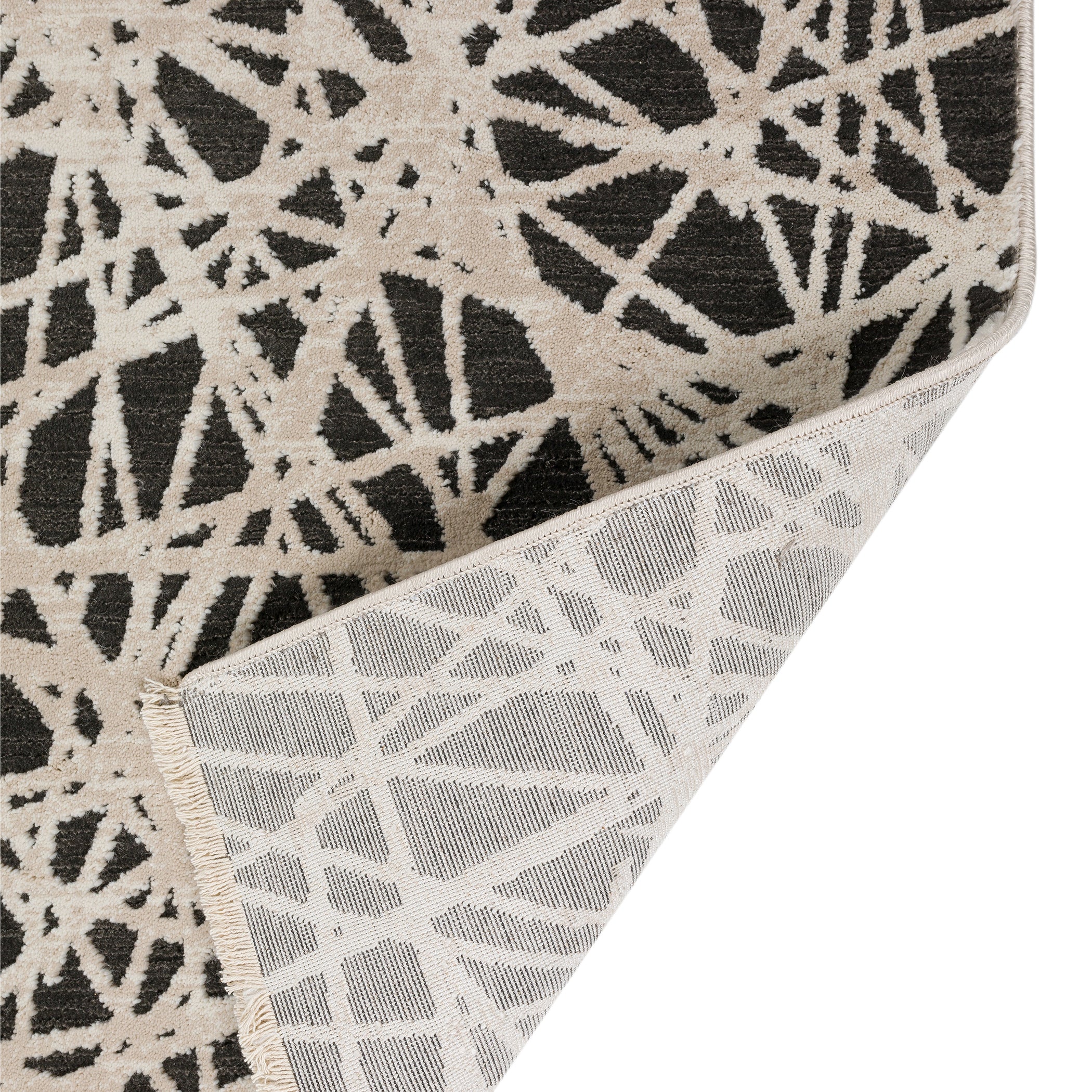 Transitional DZ4 Midnight Black Rug 3'3" x 5'3" #shape_Rectangle