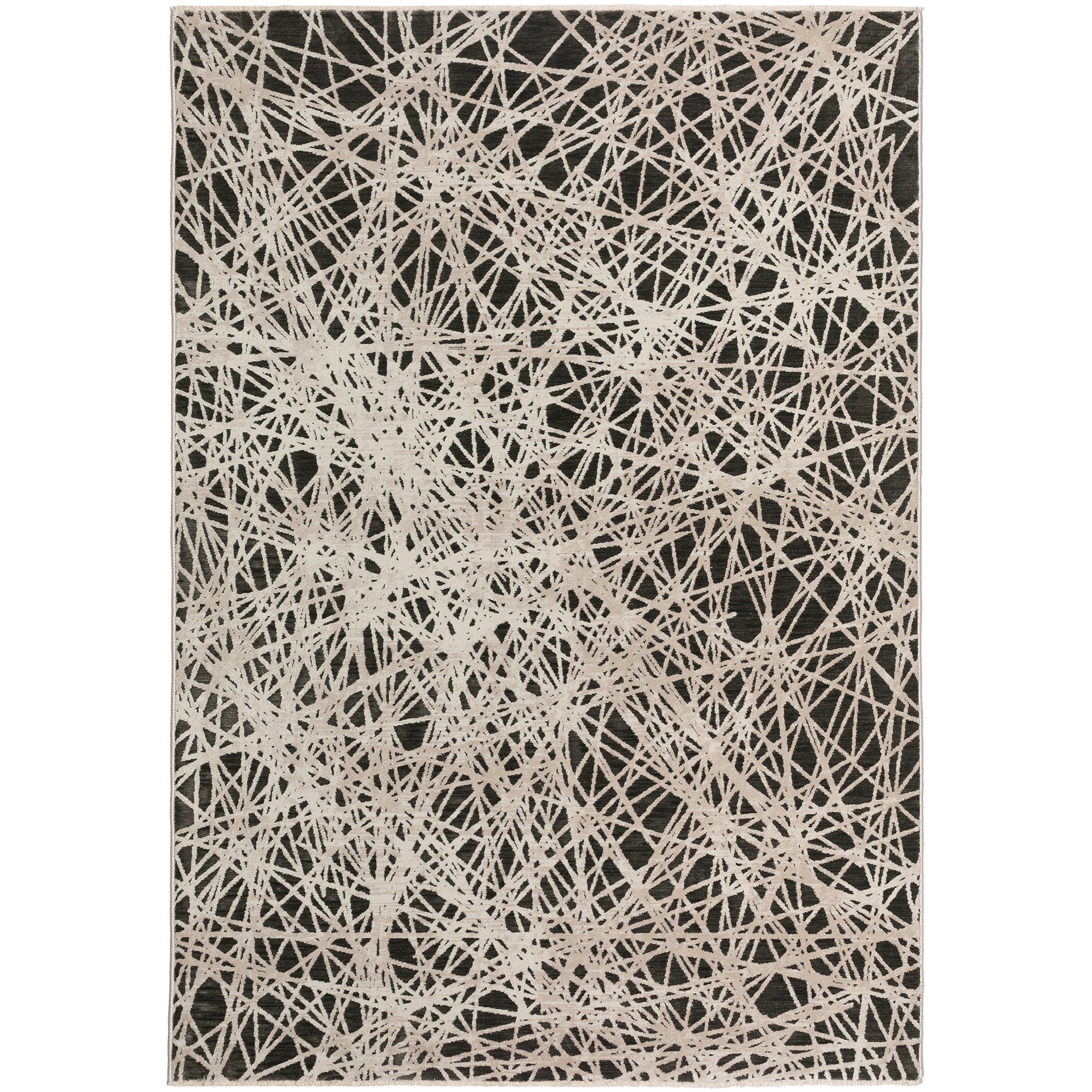 Transitional DZ4 Midnight Black Rug 3'3" x 5'3" #shape_Rectangle