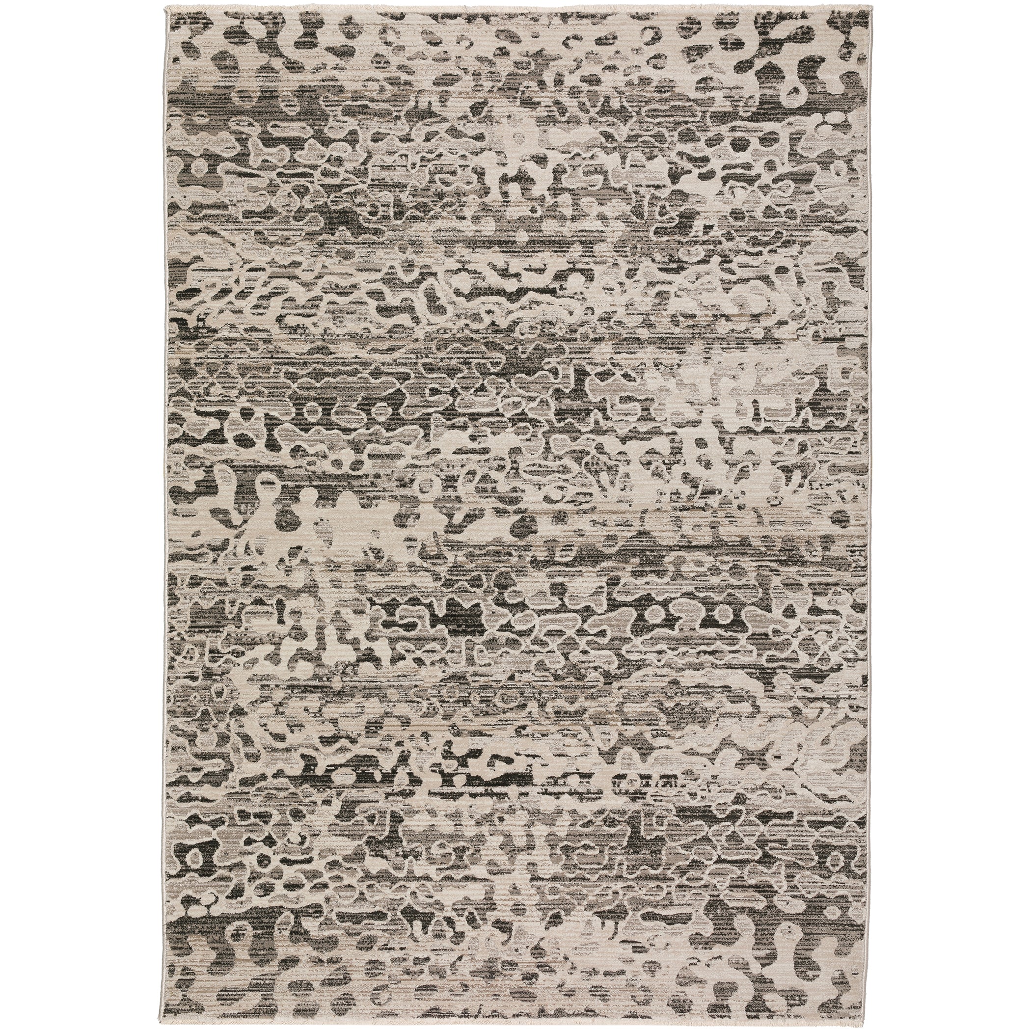 Transitional DZ6 Midnight Black Rug 3'3" x 5'3" #shape_Rectangle