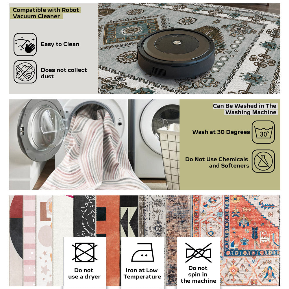 Erynd Machine Washable Area Rug