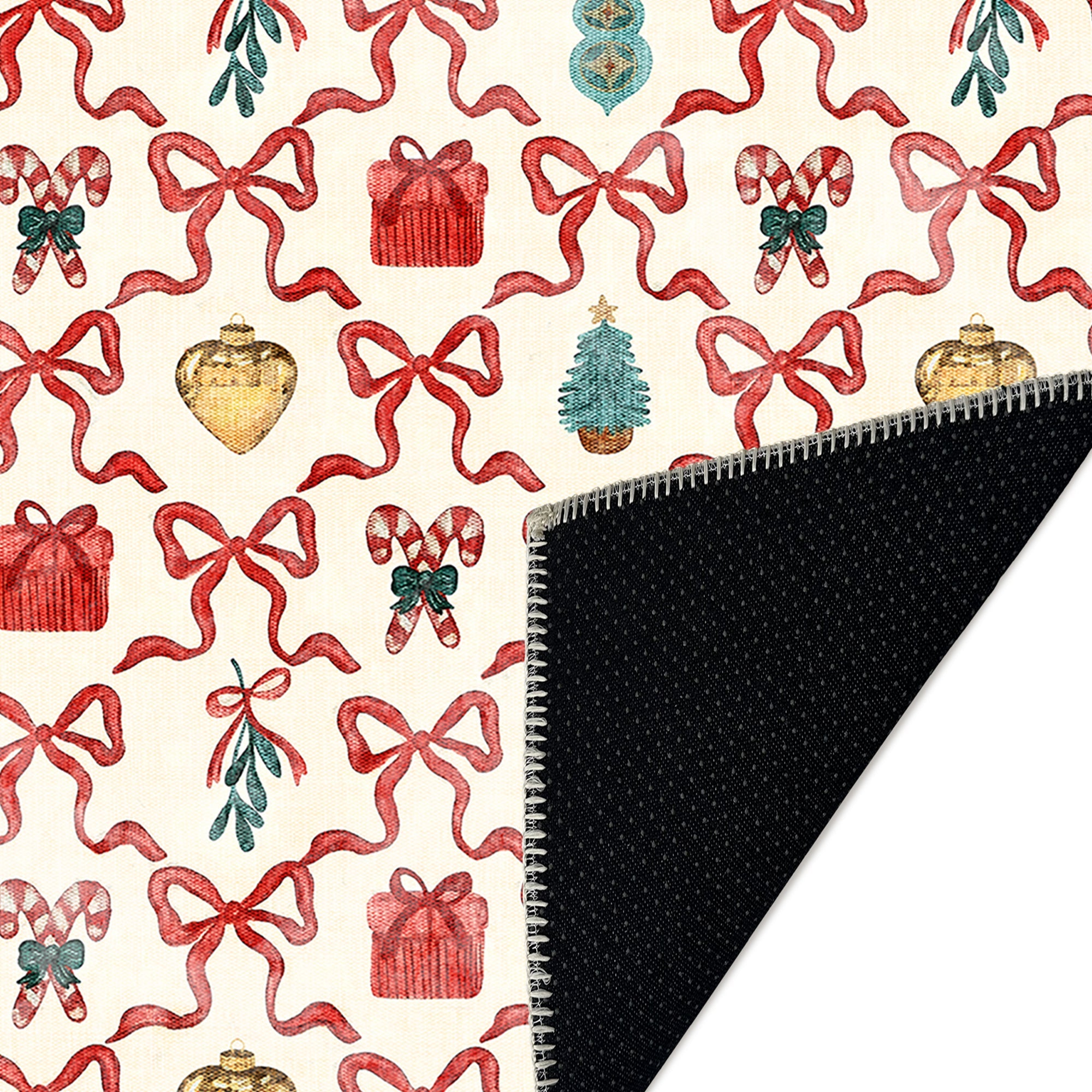 Velora Christmas Machine Washable Area Rug