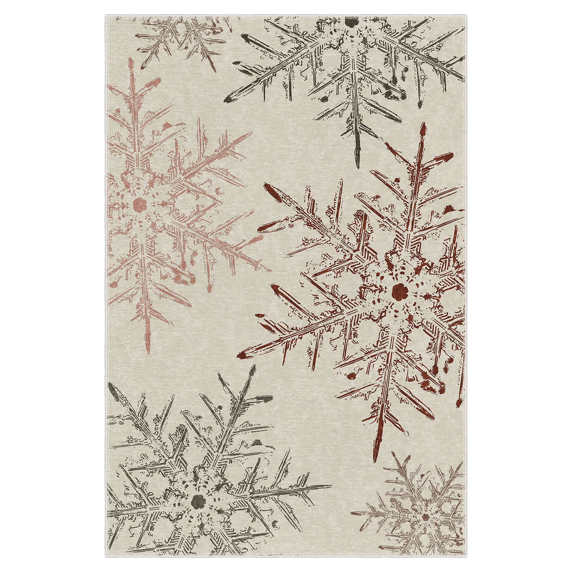 Elvian Christmas Machine Washable Area Rug