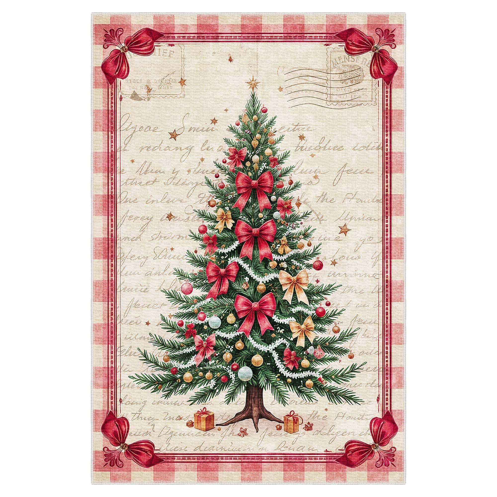 Sylven Christmas Machine Washable Area Rug