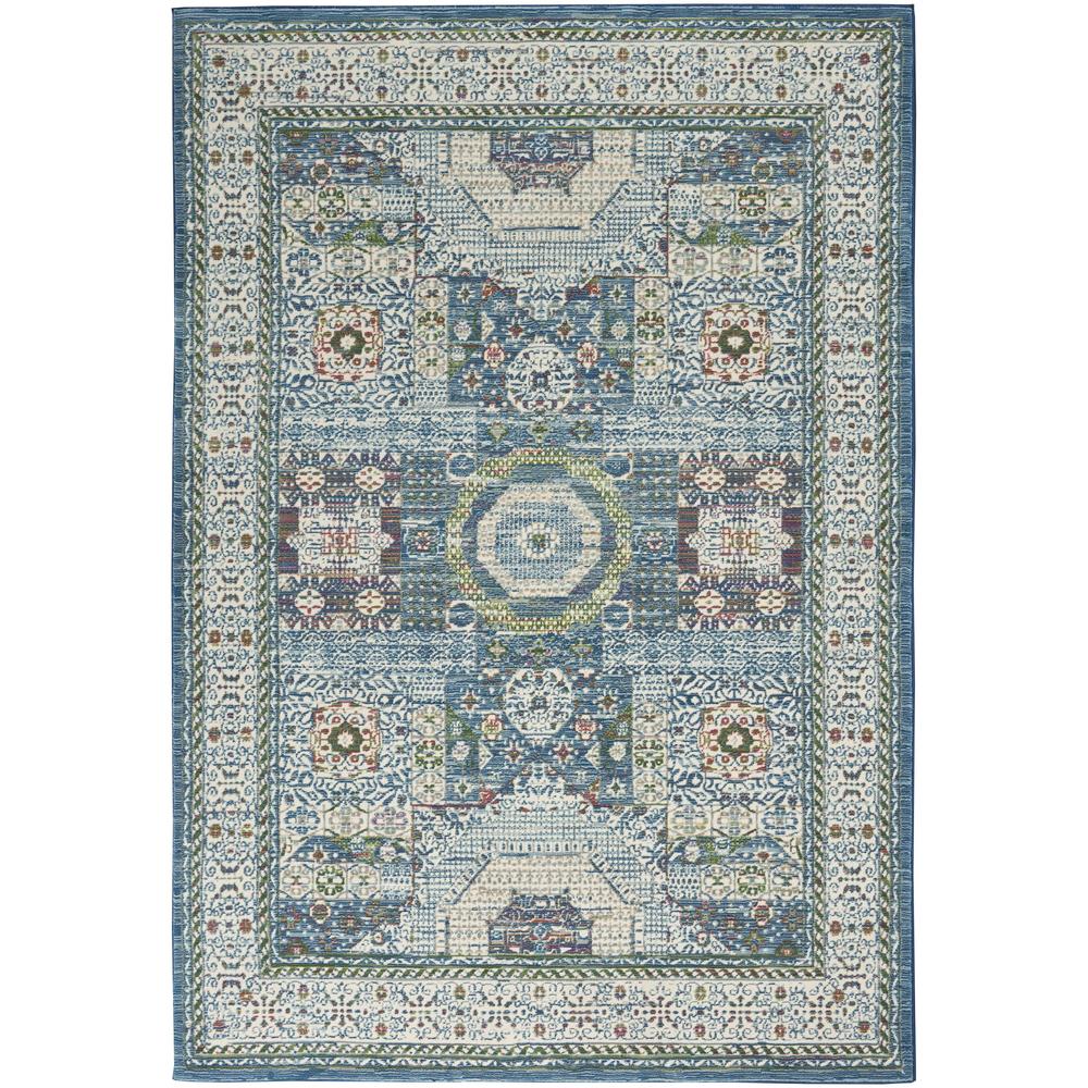 Global Vintage GLB17 Ivory Light Blue Rugs #color_ivory light blue
