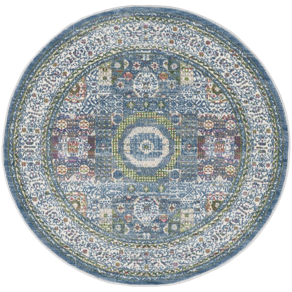 Global Vintage GLB17 Ivory Light Blue Rugs #color_ivory light blue