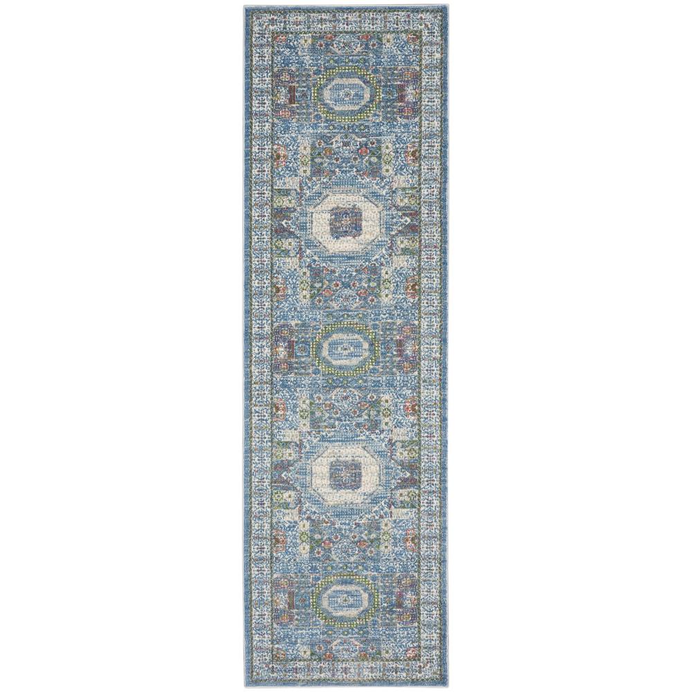 Global Vintage GLB17 Ivory Light Blue Rugs #color_ivory light blue