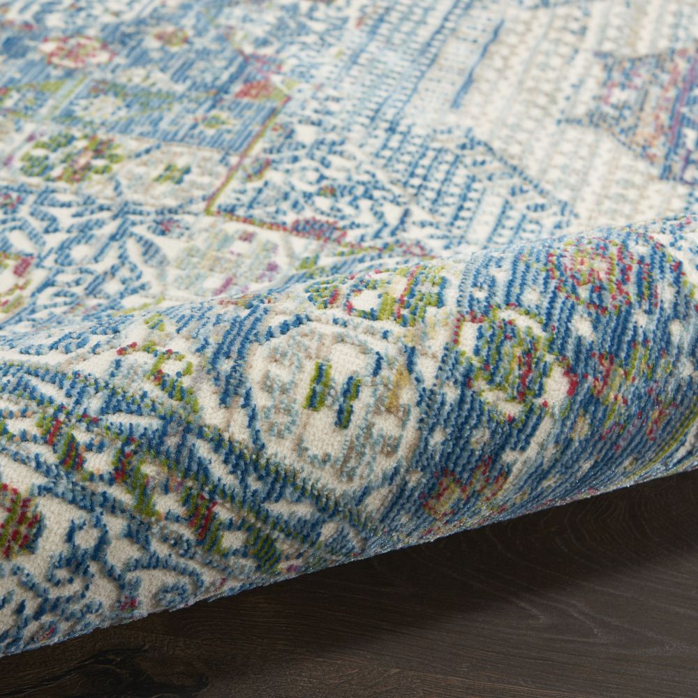 Global Vintage GLB17 Ivory Light Blue Rugs #color_ivory light blue