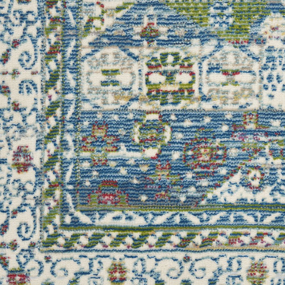 Global Vintage GLB17 Ivory Light Blue Rugs #color_ivory light blue
