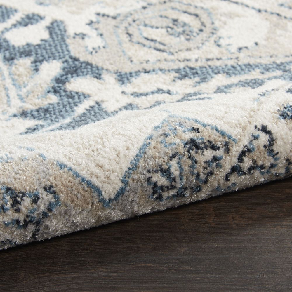 Geneva GNV01 Blue/Grey Rugs #color_blue/grey