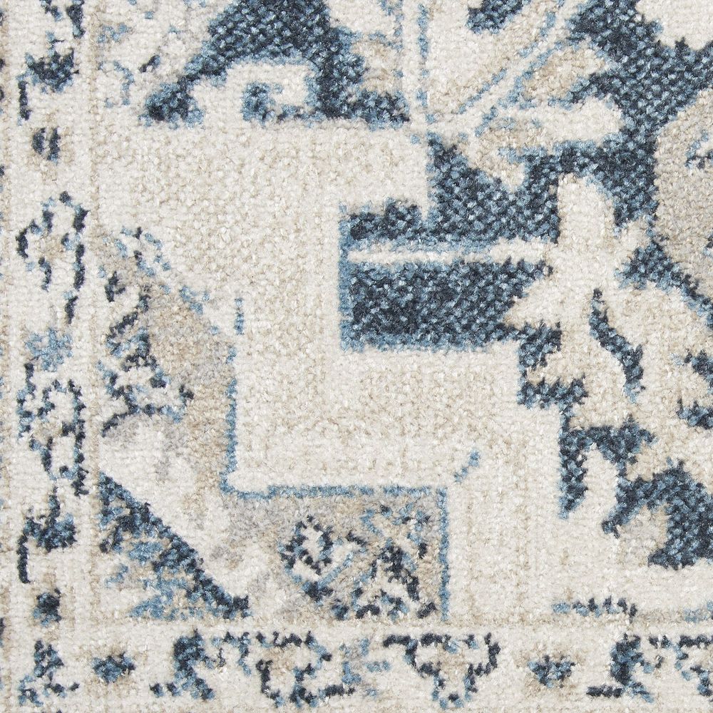 Geneva GNV01 Blue/Grey Rugs #color_blue/grey