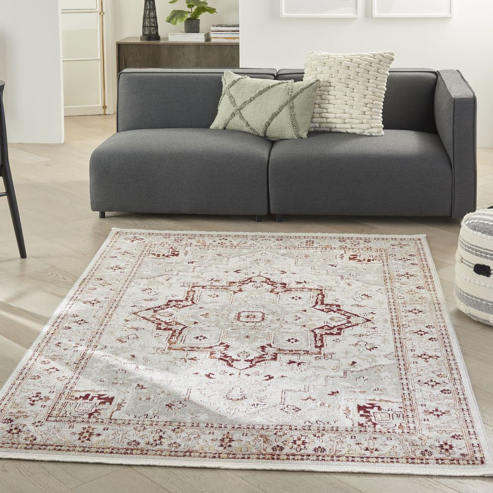 Geneva GNV02 Grey/Blue Rugs #color_grey/blue