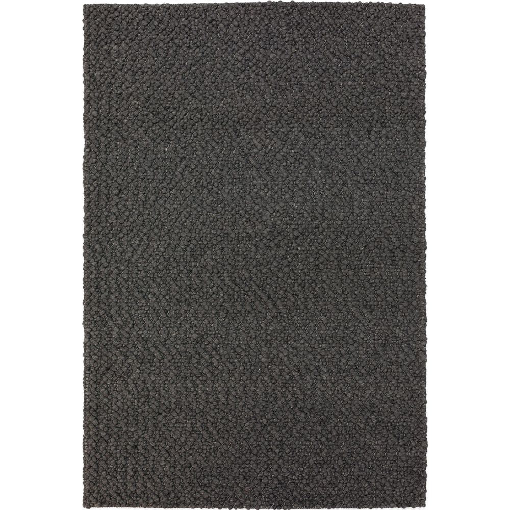 Gorbea GR1 Charcoal Black Area Rug #color_charcoal black