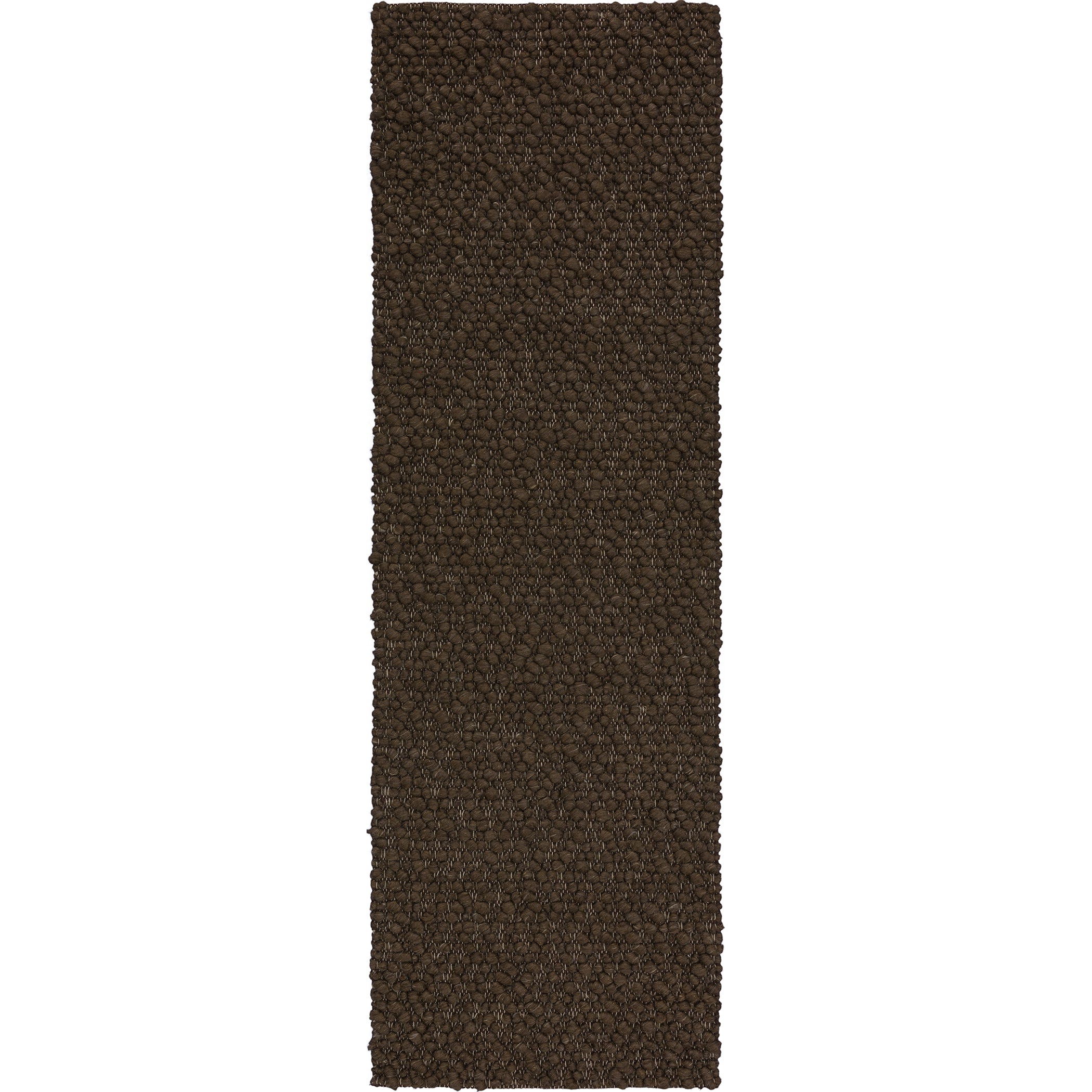 Transitional GR1 Chocolate Brown Wool Rug 2'3" x 7'6" #shape_Runner
