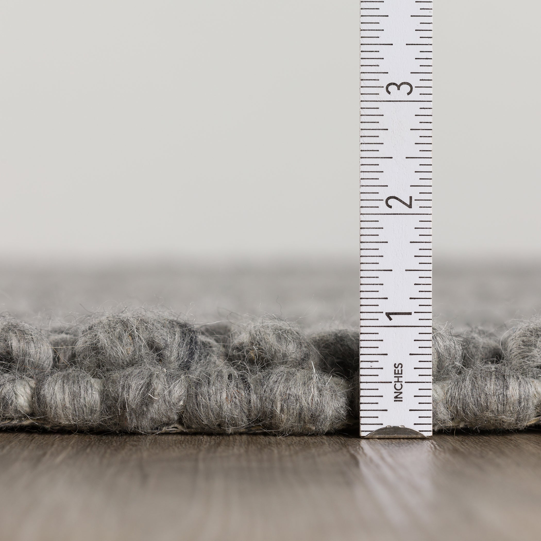 Transitional GR1 Pewter Gray Wool Rug 2' x 3' #shape_Rectangle