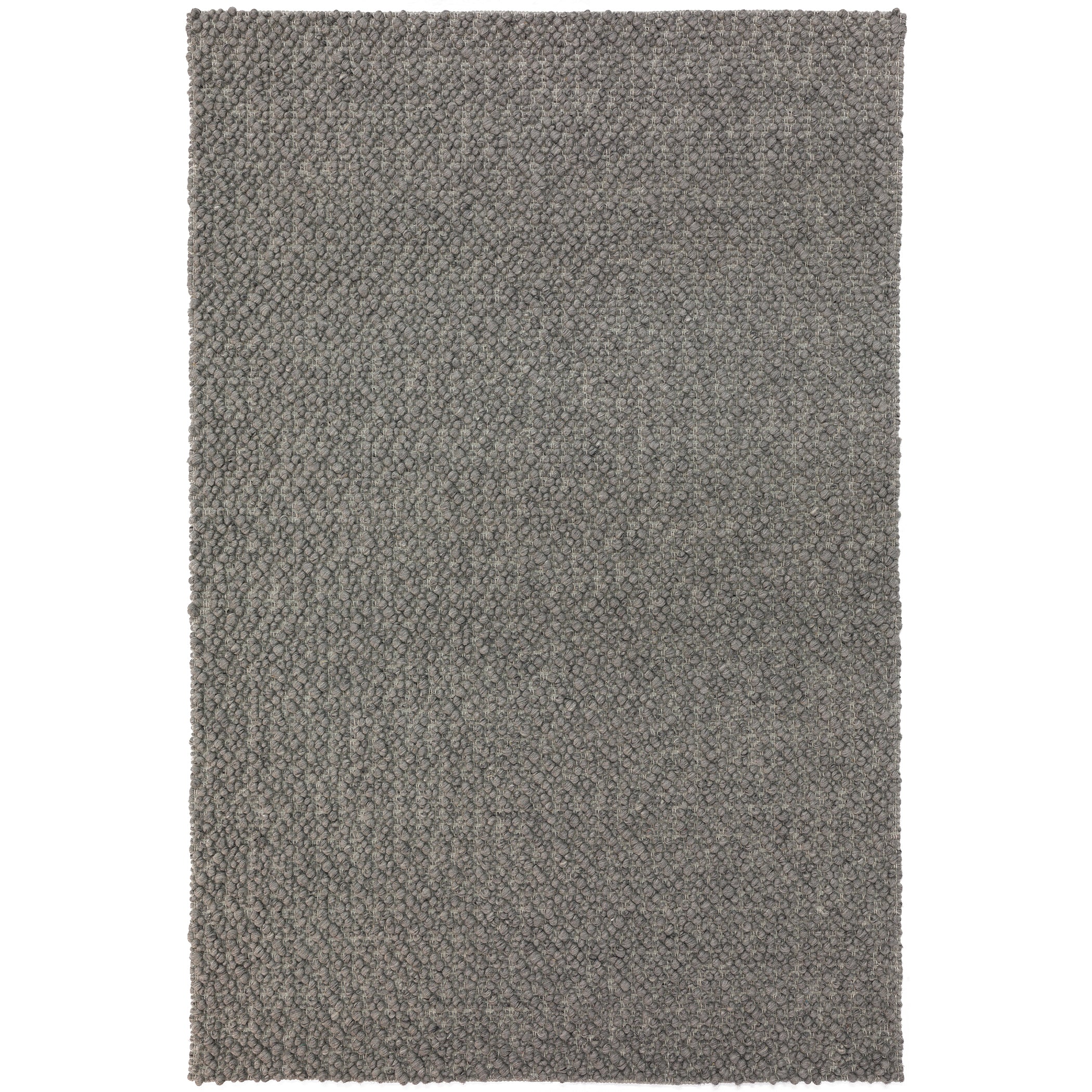 Transitional GR1 Pewter Gray Wool Rug 3'6" x 5'6" #shape_Rectangle