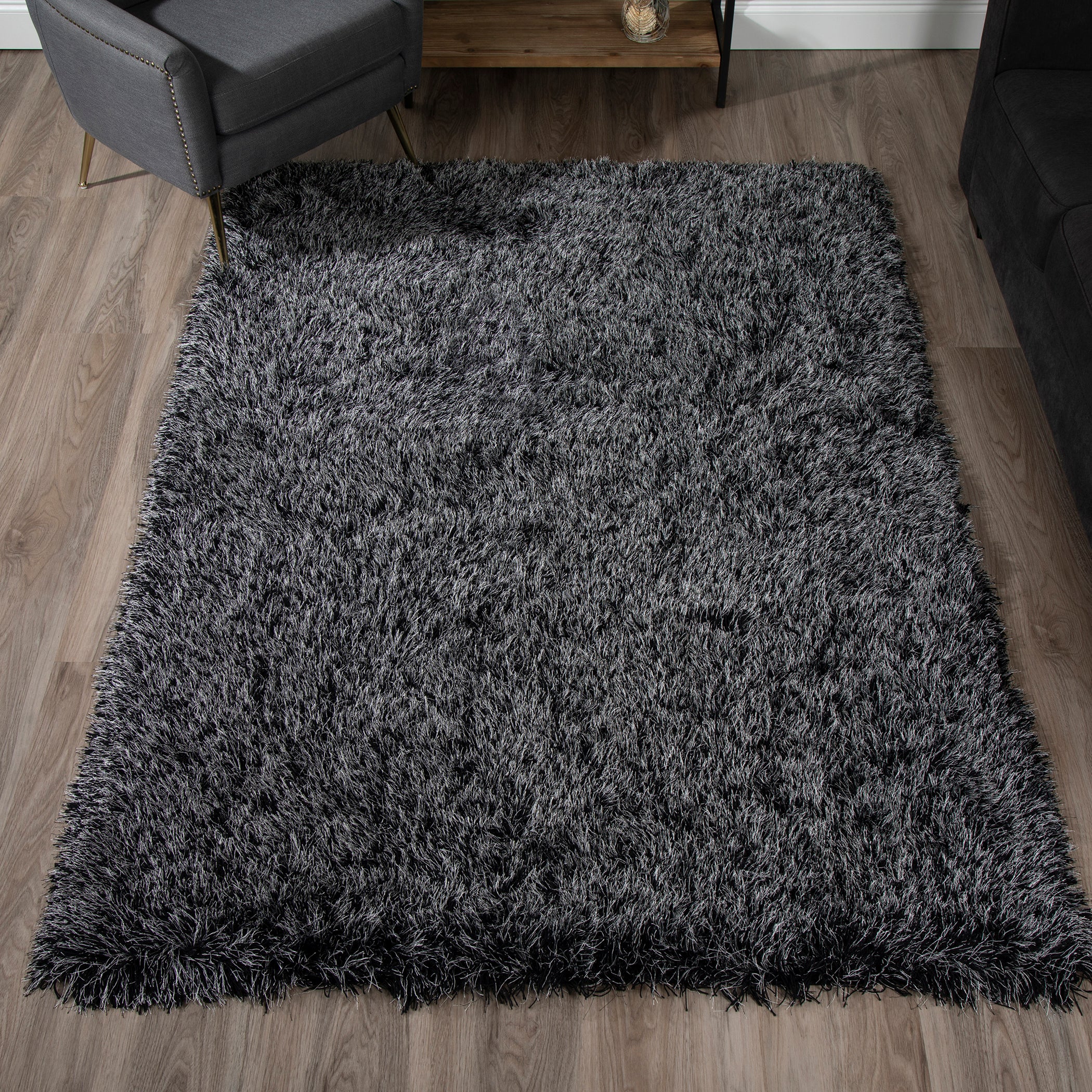 Transitional IA100 Midnight Black Rug 2' x 3' #shape_Rectangle
