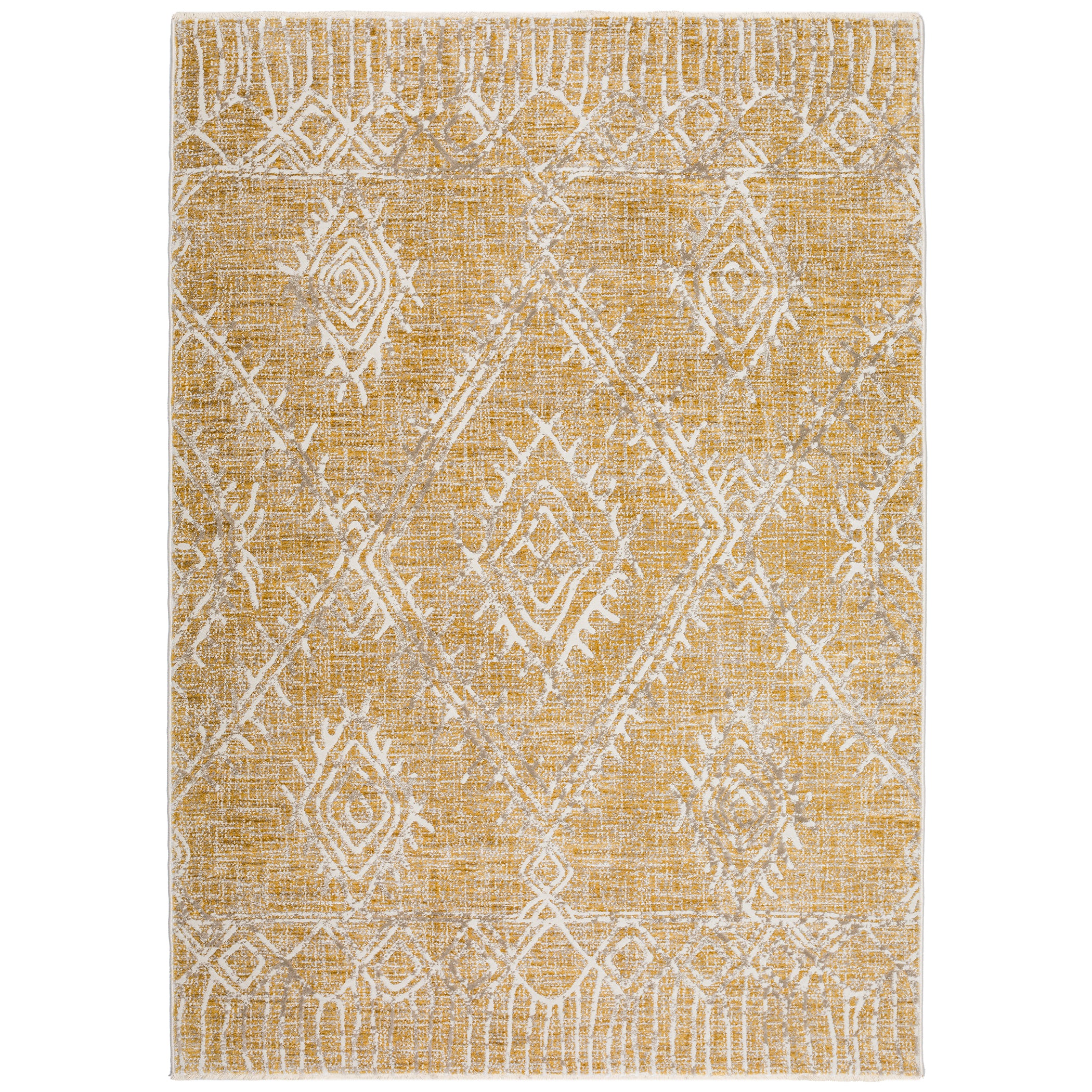 Transitional IZ1 Gold Brown Rug 3'3" x 5'3" #shape_Rectangle