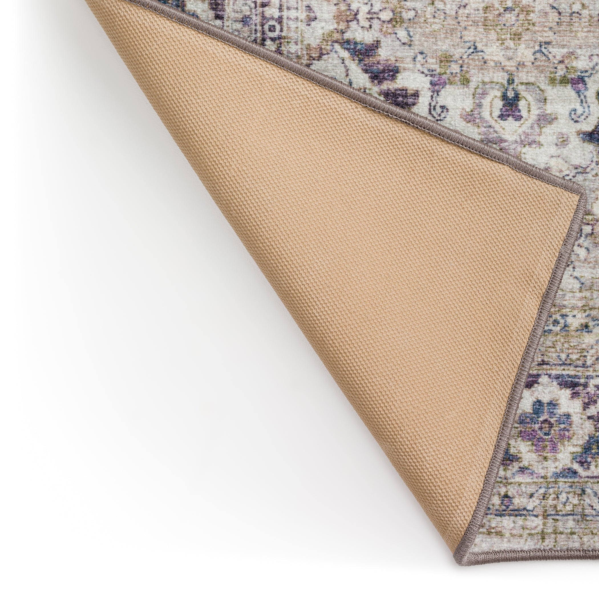 Indoor/Outdoor Traditional JC1 Oyster Purple Rug 2' x 3' #shape_Rectangle
