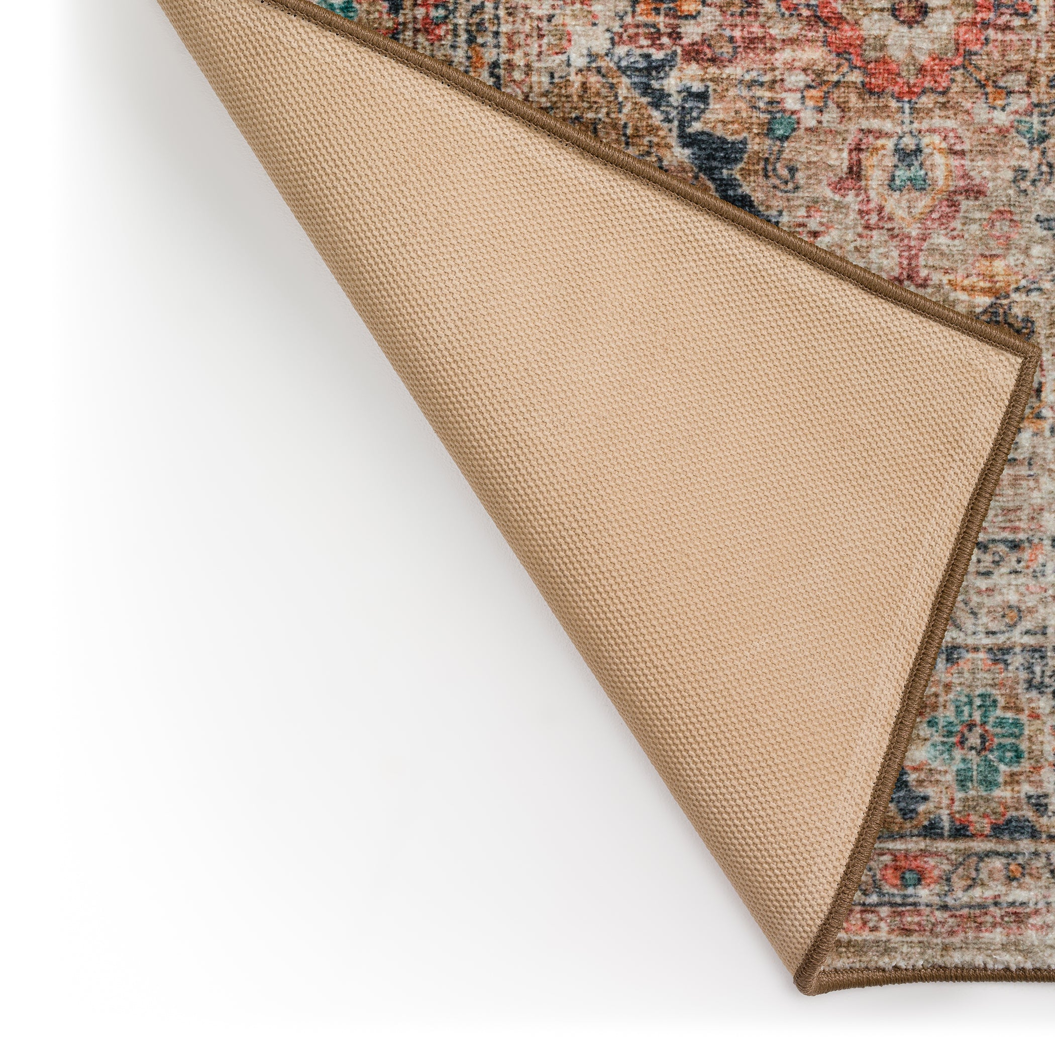 Indoor/Outdoor Traditional JC1 Taupe Multi Rug 2' x 3' #shape_Rectangle
