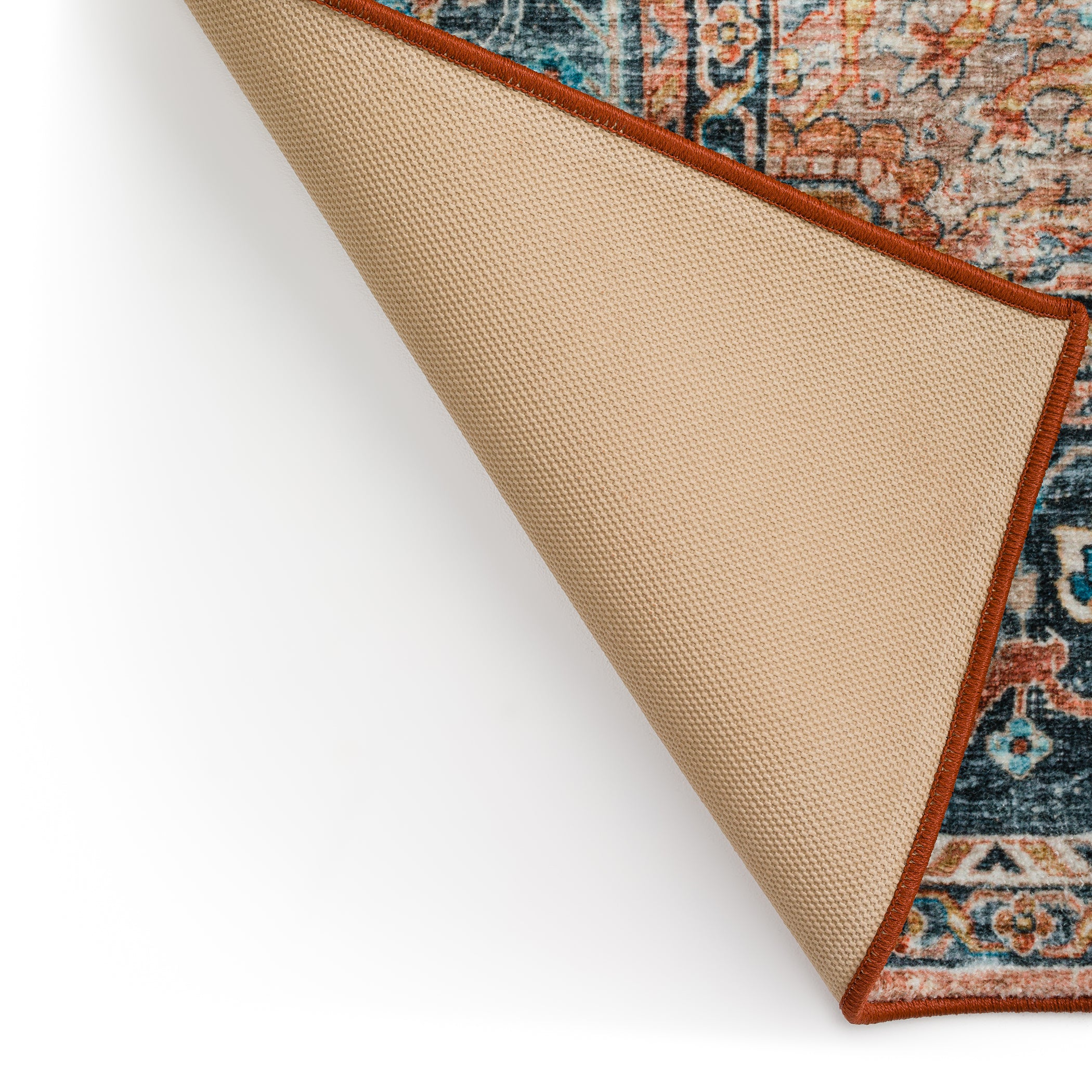 Indoor/Outdoor Traditional JC2 Spice Red Rug 2' x 3' #shape_Rectangle