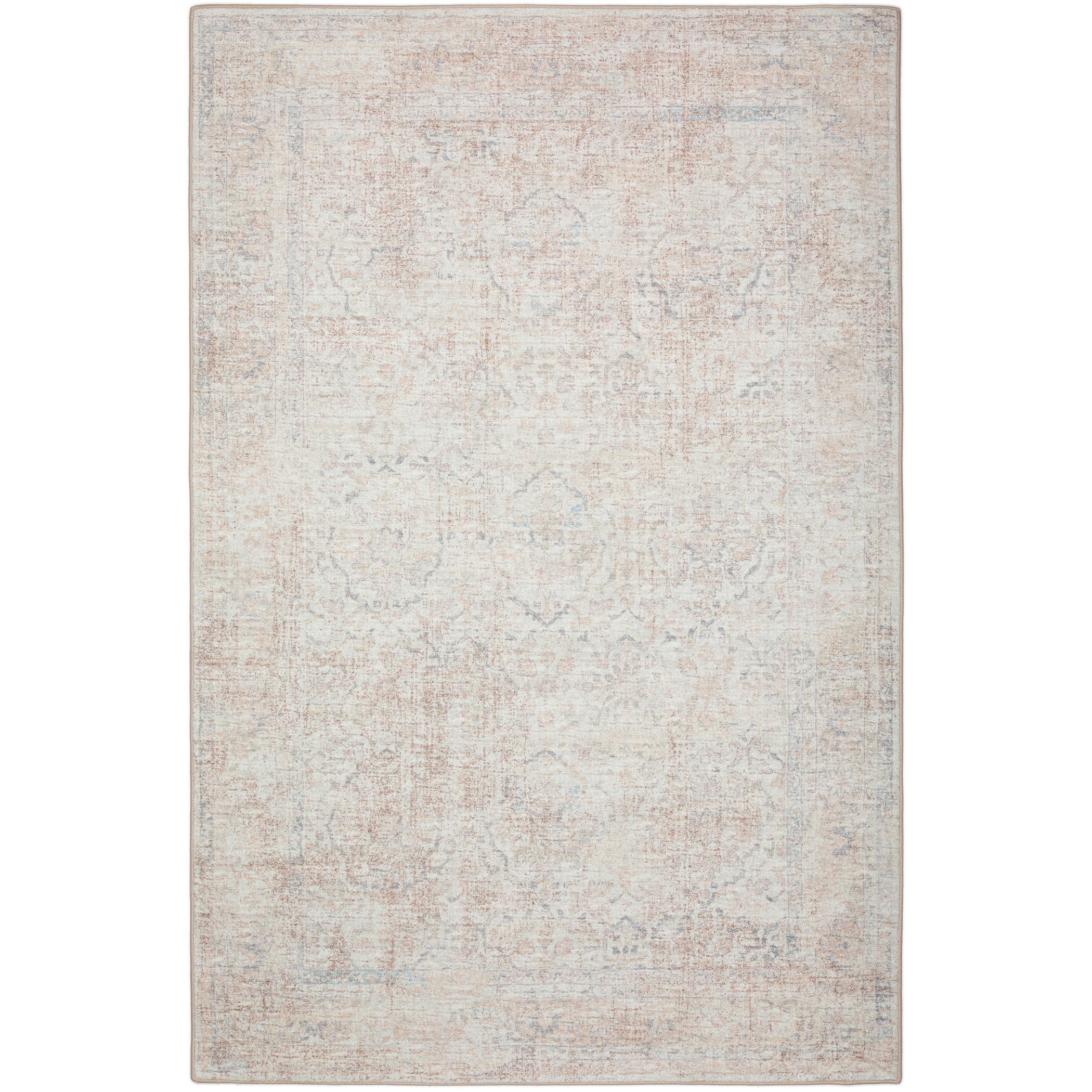 Indoor/Outdoor Traditional JC3 Pearl Ivory Rug 3' x 5' #shape_Rectangle