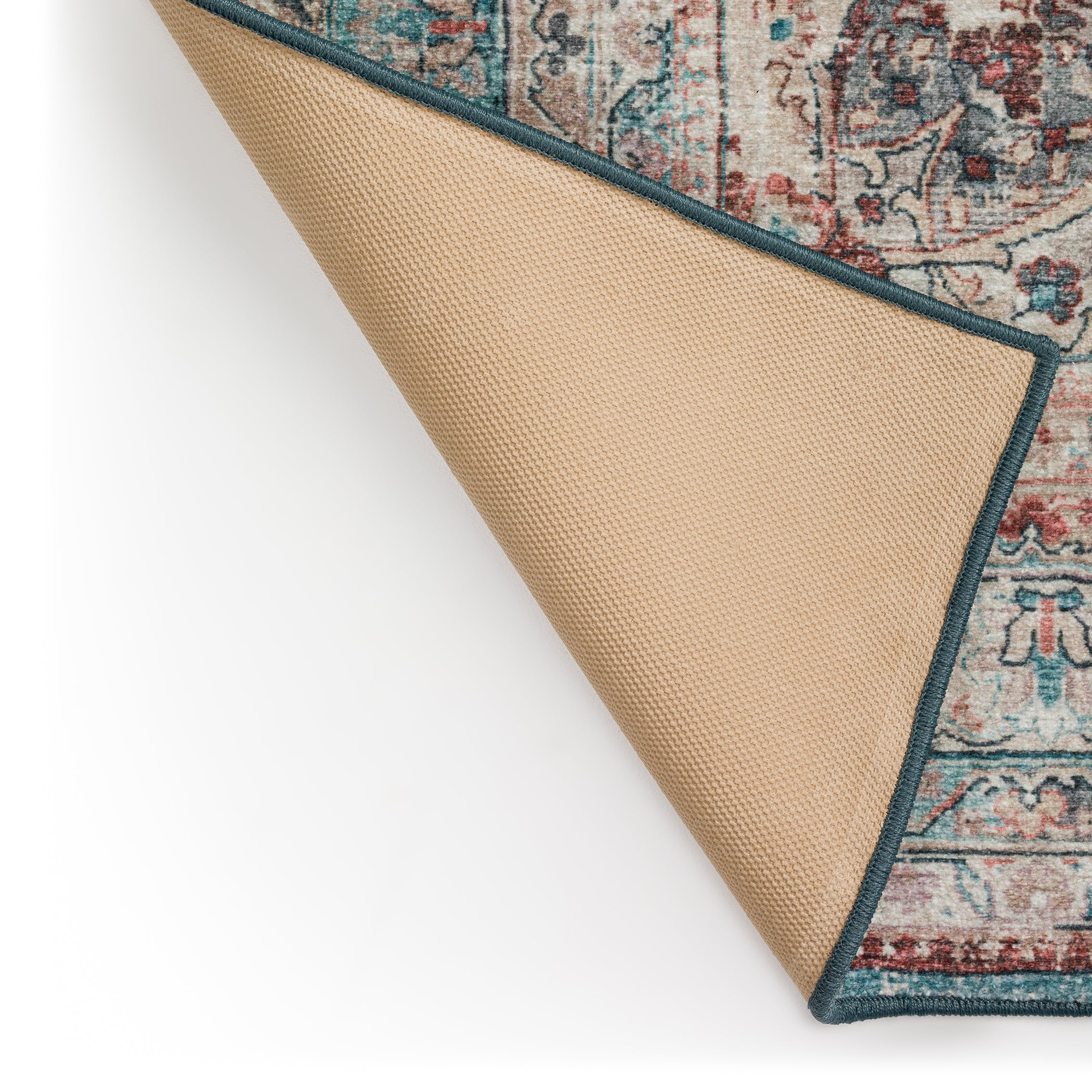 Indoor/Outdoor Traditional JC6 Riviera Blue Rug 2' x 3' #shape_Rectangle