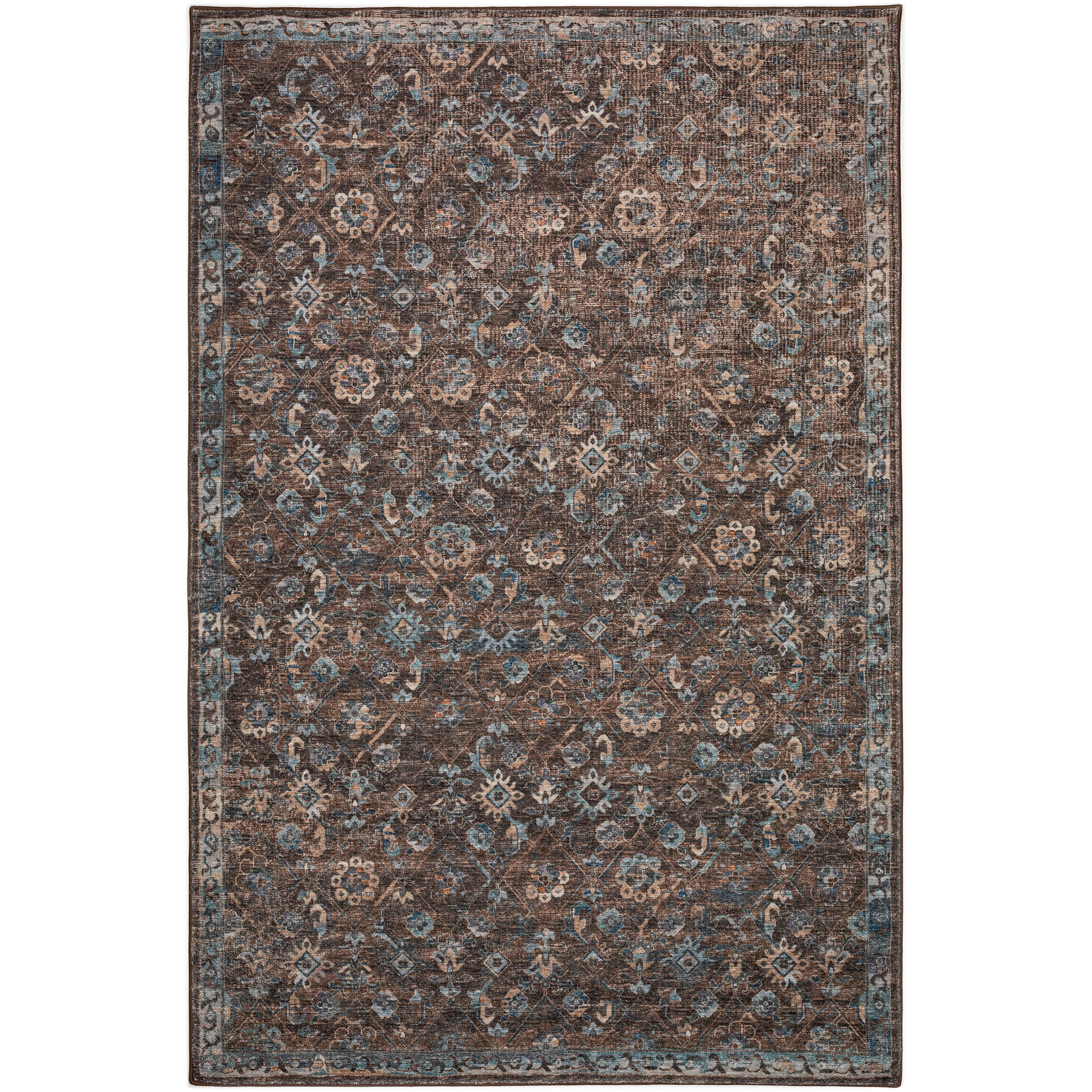 Indoor/Outdoor Traditional JC8 Sable Brown Rug 3' x 5' #shape_Rectangle