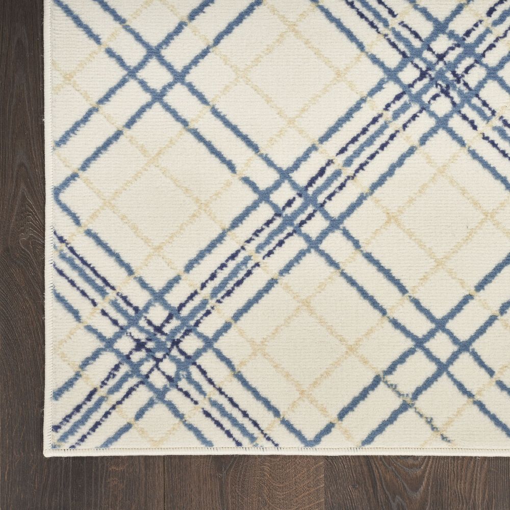 Jubilant JUB20 Ivory Navy Rug #color_ivory navy