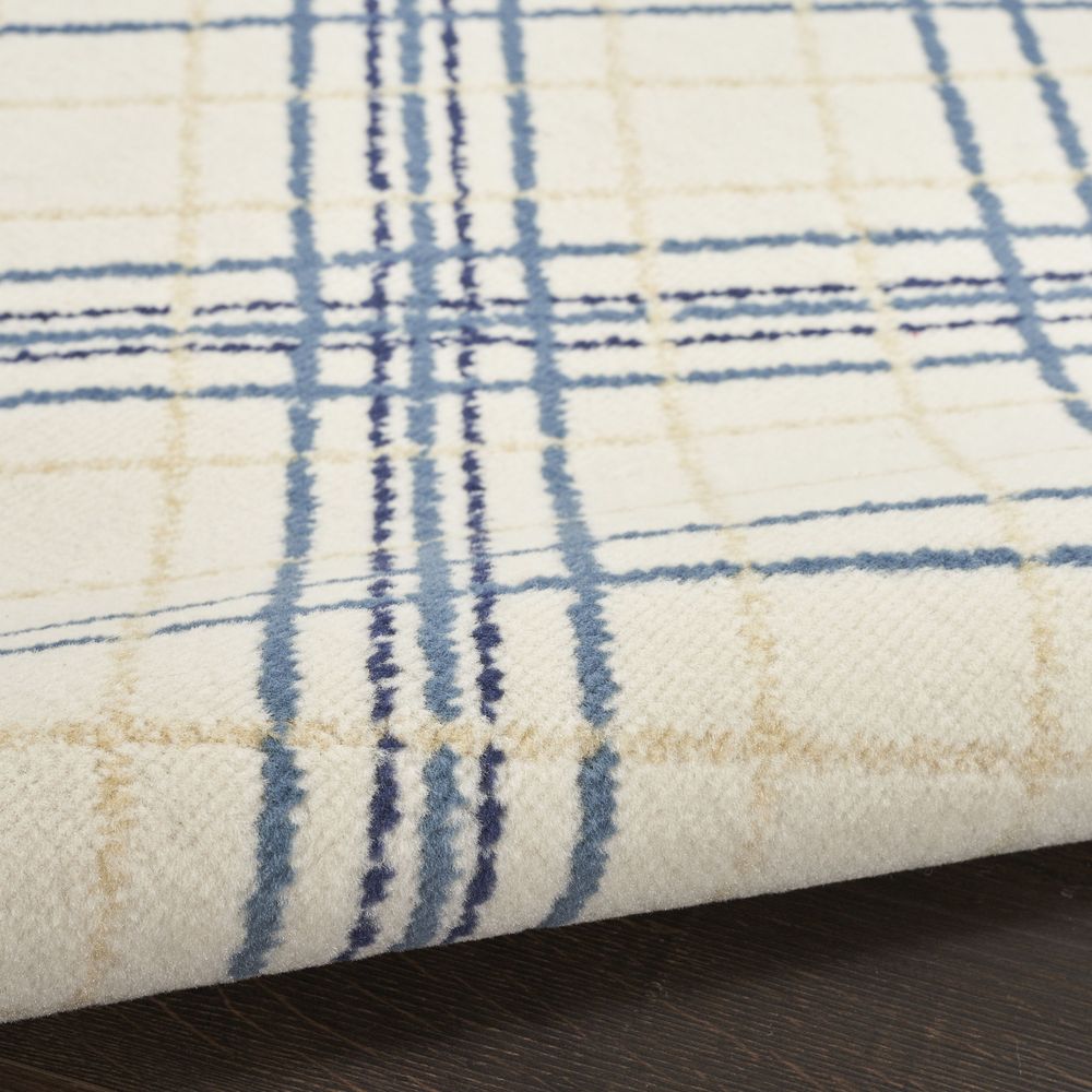 Jubilant JUB20 Ivory Navy Rug #color_ivory navy