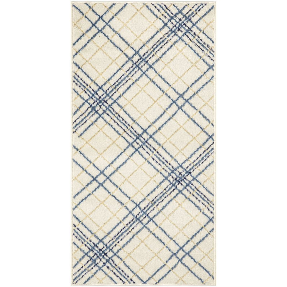 Jubilant JUB20 Ivory Navy Rug #color_ivory navy