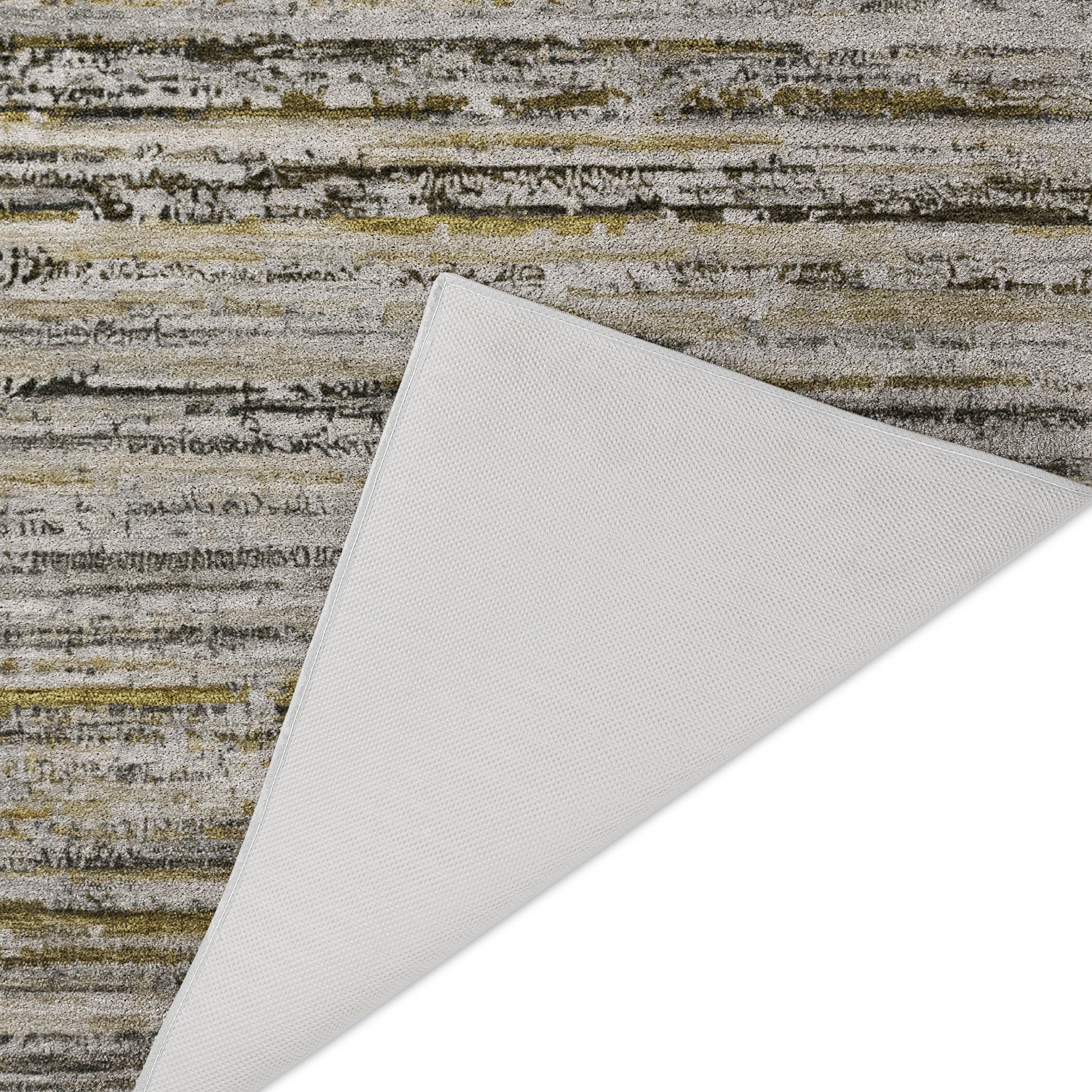 Luxury Washable Indoor/Outdoor Transitional KC3 Pewter Gray Rug 1'8" x 2'6" #shape_Rectangle